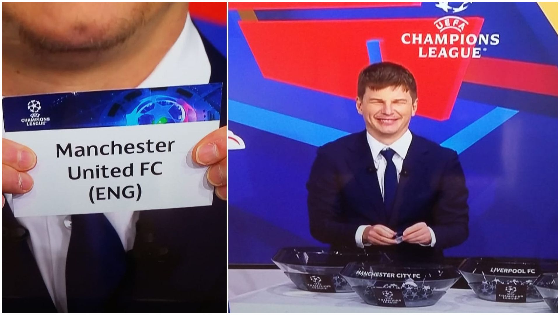 Arshavin Champions League draw Villarreal Manchester United
