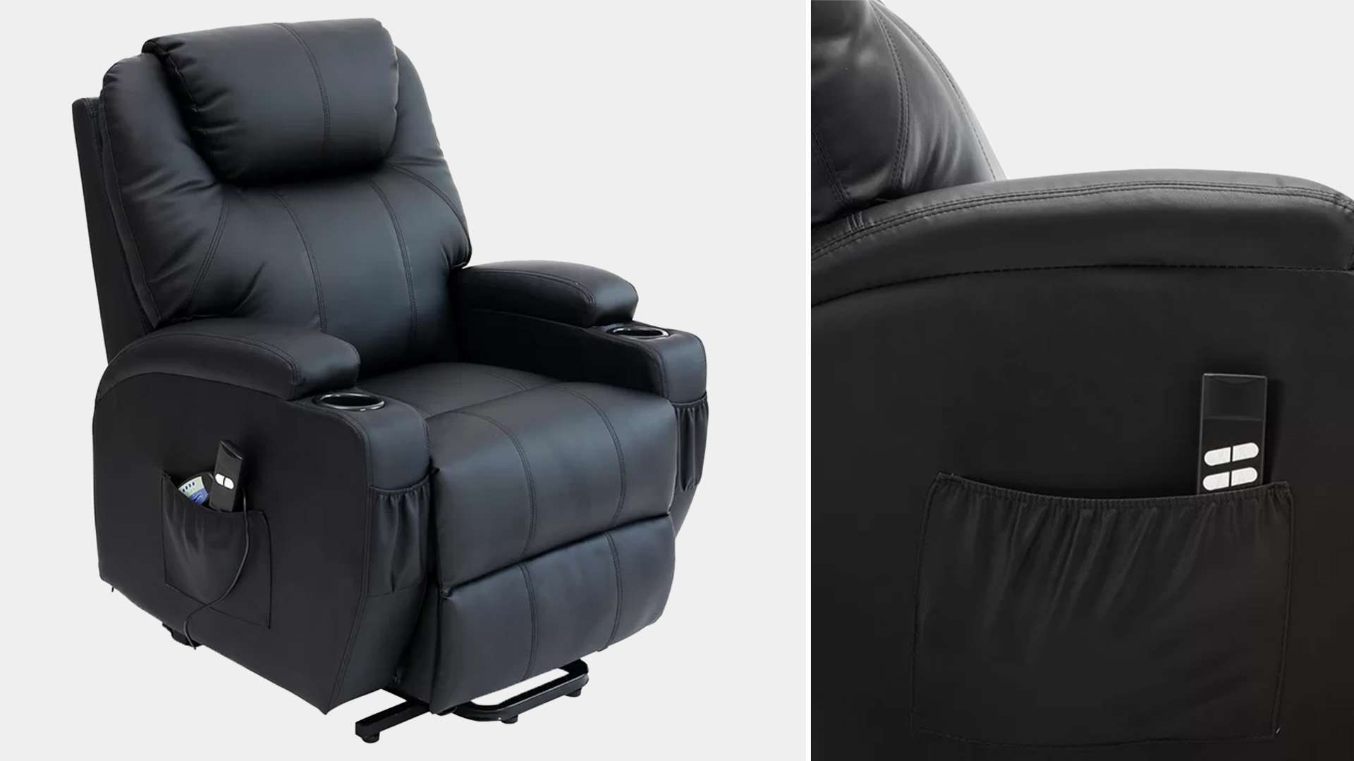 Brayden Studio Home Theatre Recliner with Massager 