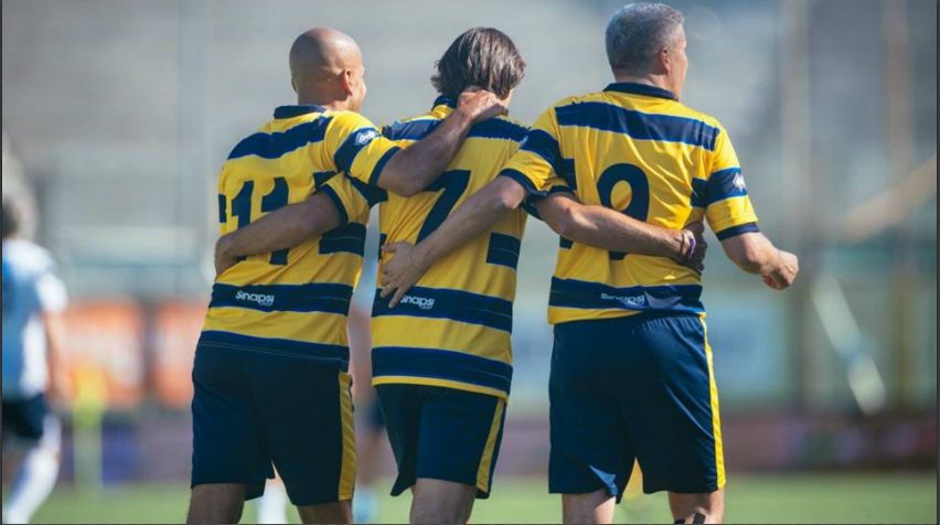 Hernan Crespo Juan Sebastian Veron Diego Fuser Parma