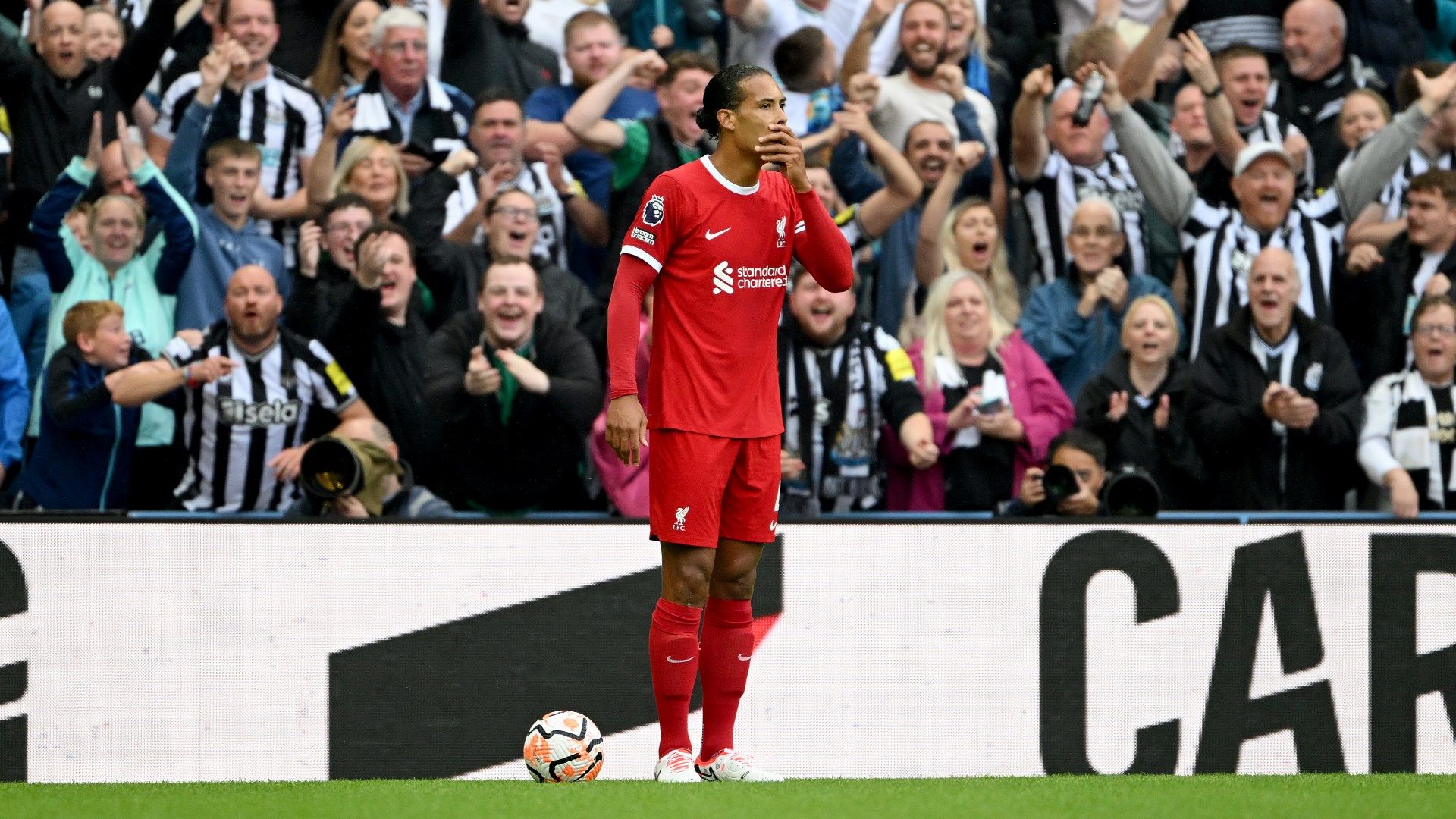 Virgil van Dijk Liverpool Newcastle Premier League 2023-24