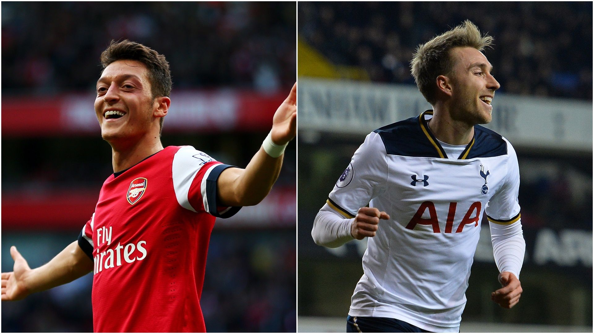 Mesut Ozil vs Christian Eriksen