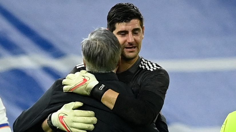 ancelotti courtois
