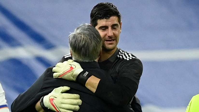 ancelotti courtois
