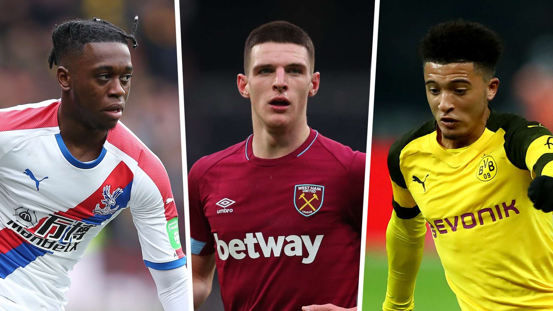 Wan-Bissaka, Rice, Sancho