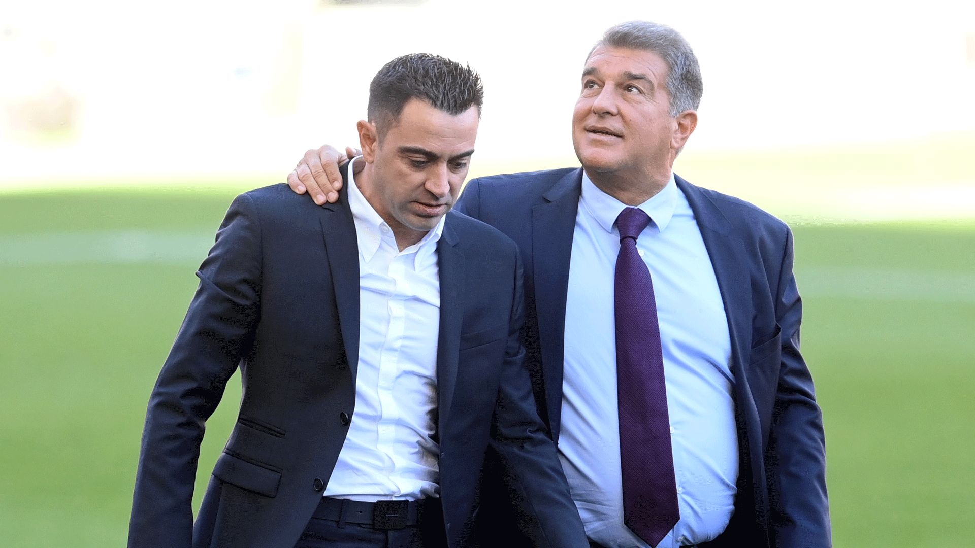 XAVI JOAN LAPORTA BARCELONA