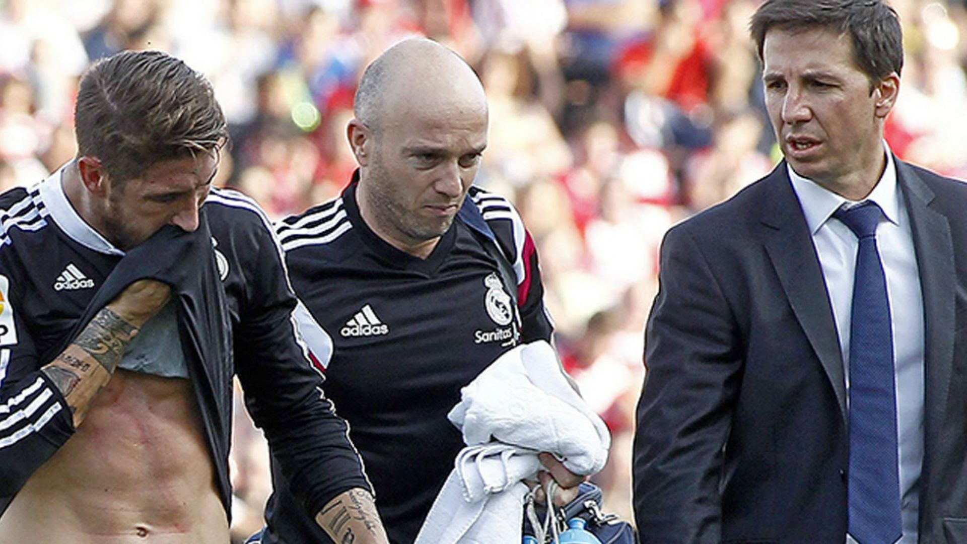 Sergio Ramos Jesus Olmo Real Madrid