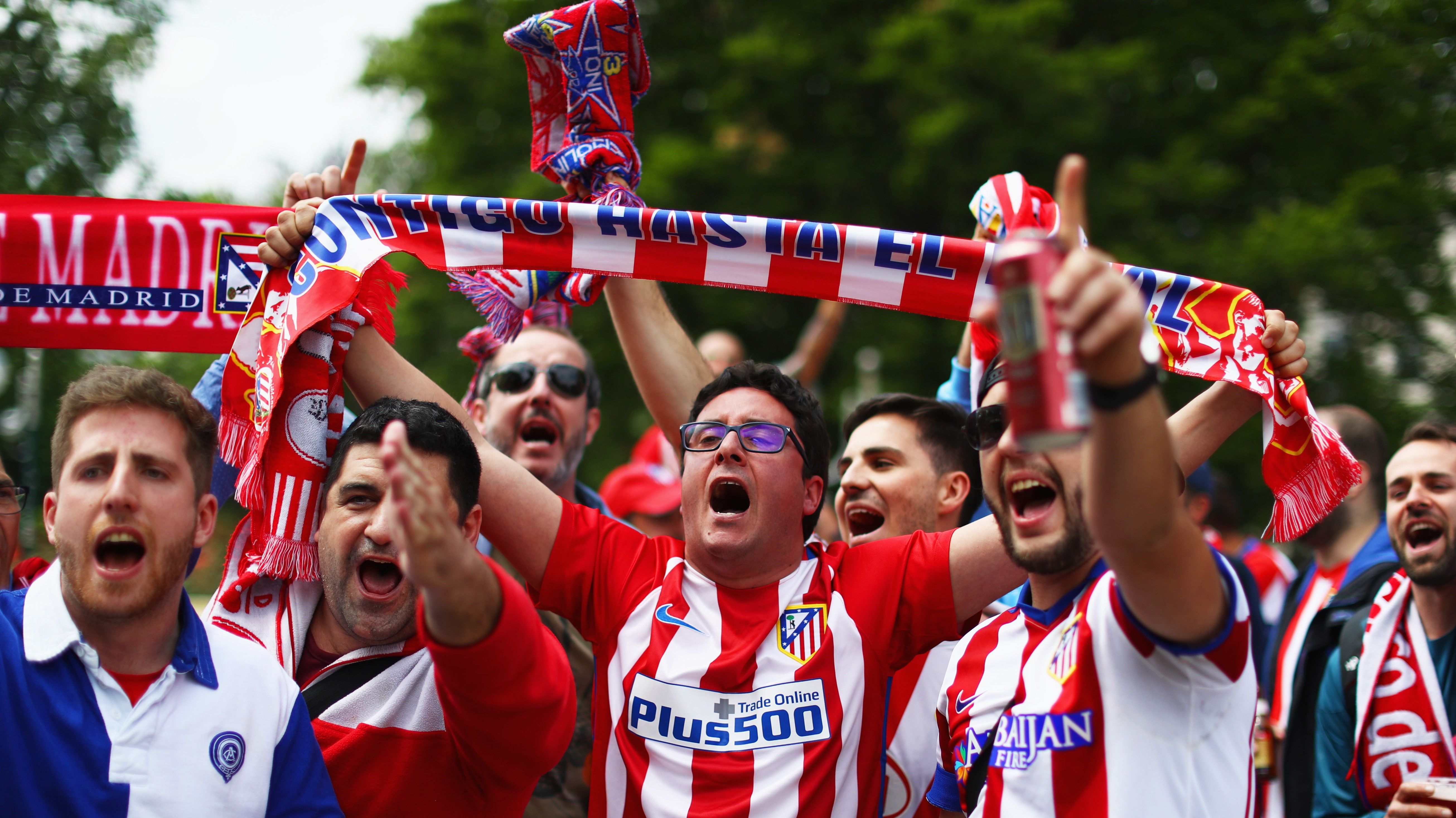 Fans Atletico de Madrid UEL Final 16052018