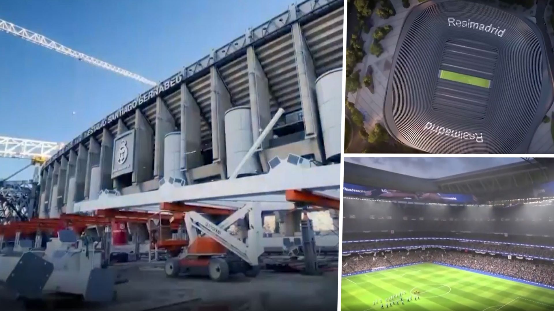 ESTADIO BERNABEU BAUARBEITEN GFX