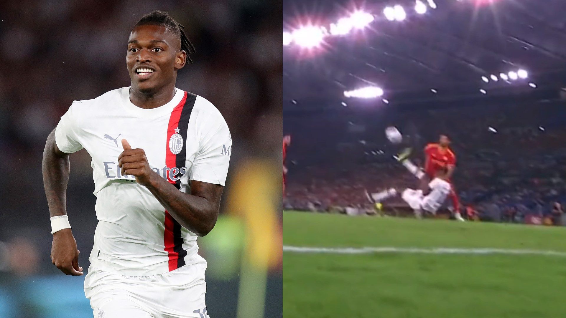 Rafael Leao goal GFX