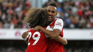 Pierre-Emerick Aubameyang Arsenal vs Tottenham 2019-20