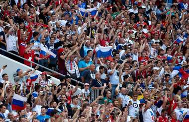 Russia fans