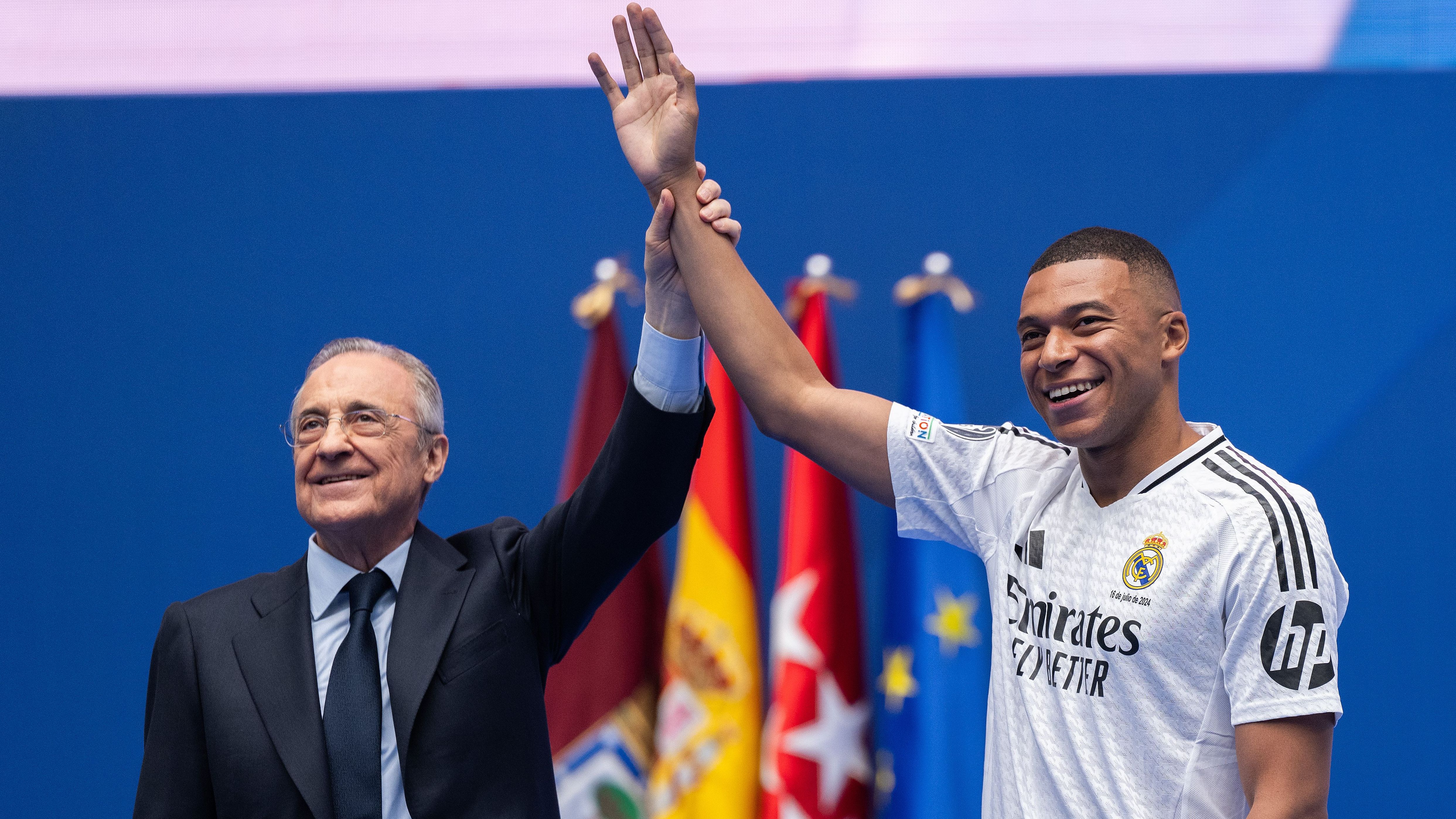 Florentino Perez Kylian Mbappe
