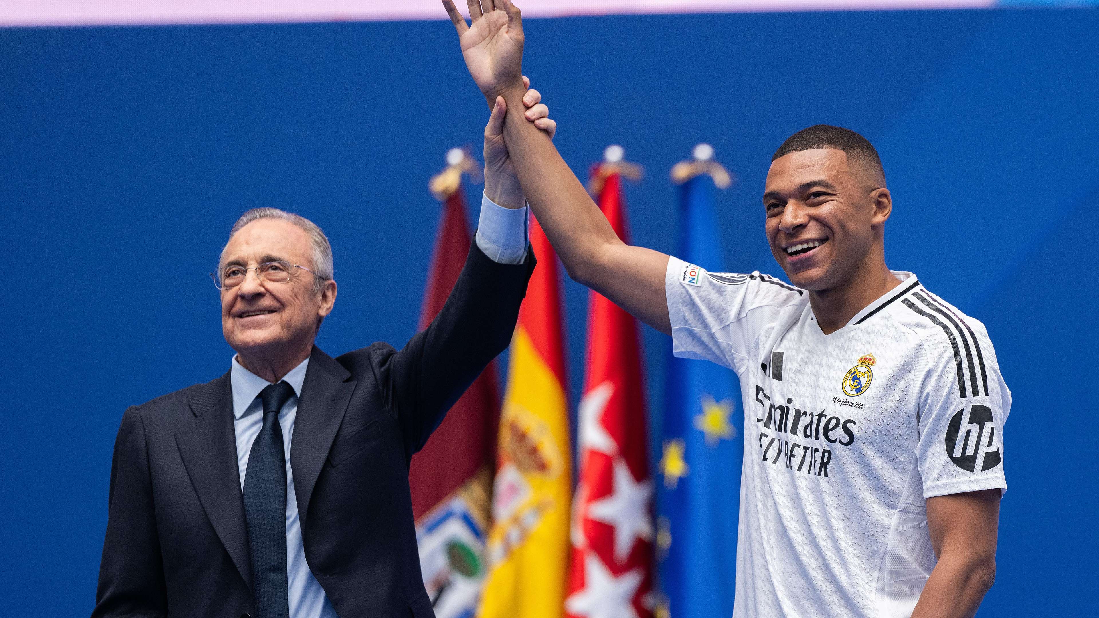 Florentino Perez Kylian Mbappe