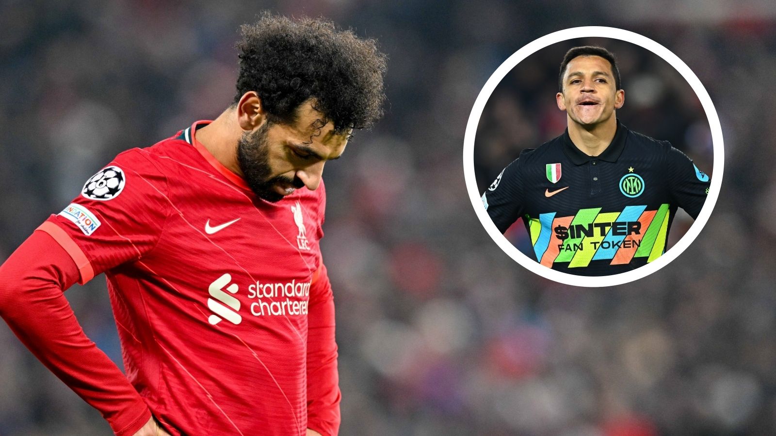 Mohamed Salah Alexis Sanchez Liverpool Inter GFX