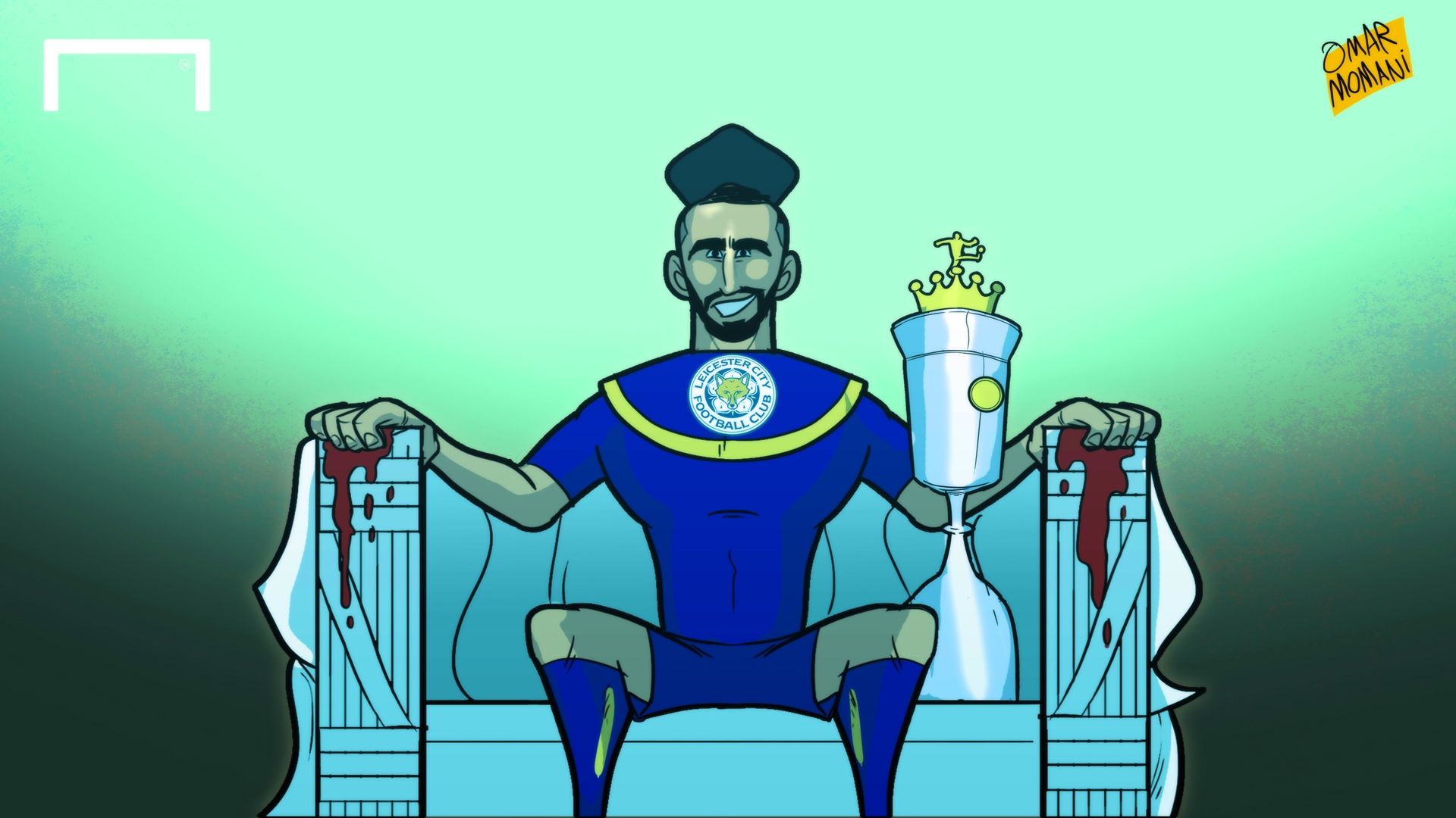 Cartoon: Mahrez named PFA Player of the Year