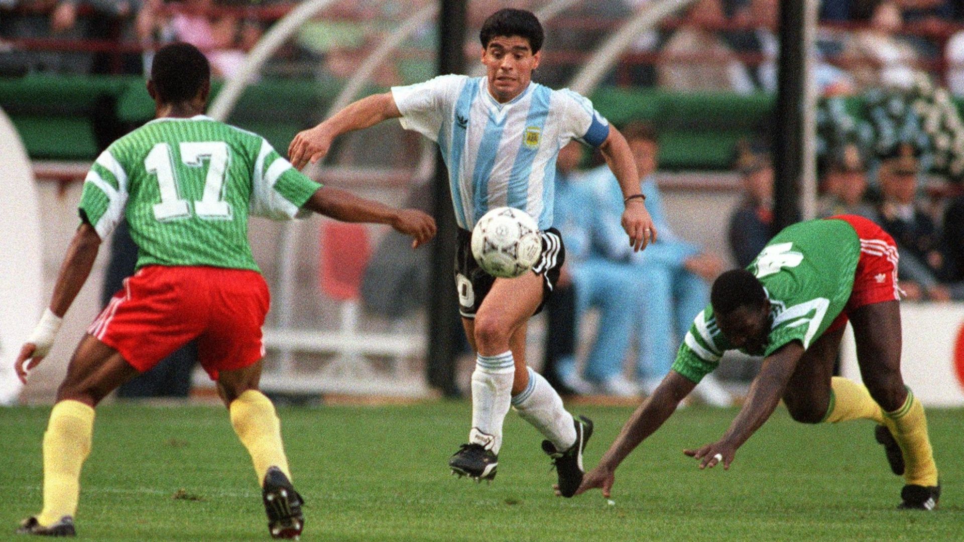 Maradona Argentina vs Cameroon 1990 FIFA World Cup