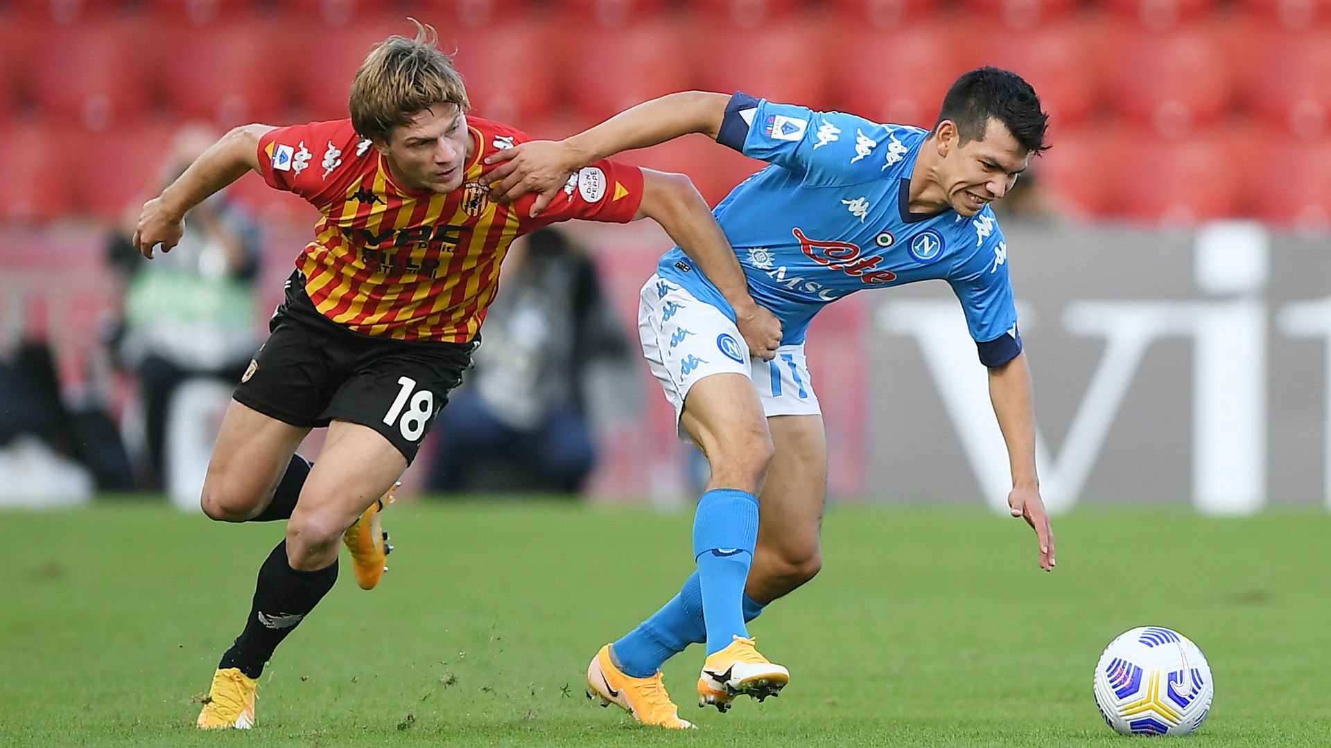 Foulon Lozano Benevento Napoli Serie A