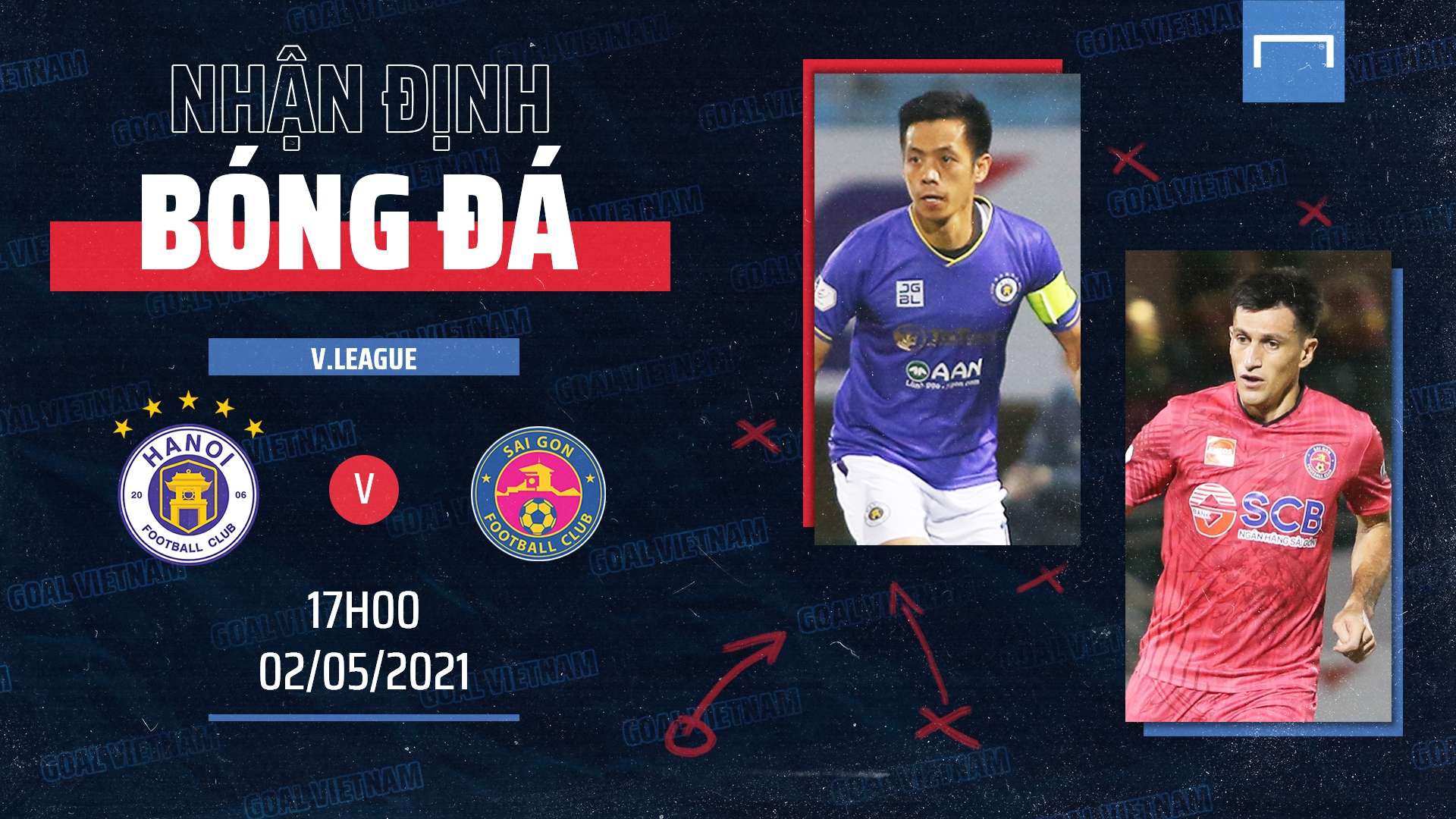 Preview Ha Noi vs Sai Gon 2021 V.League GFX