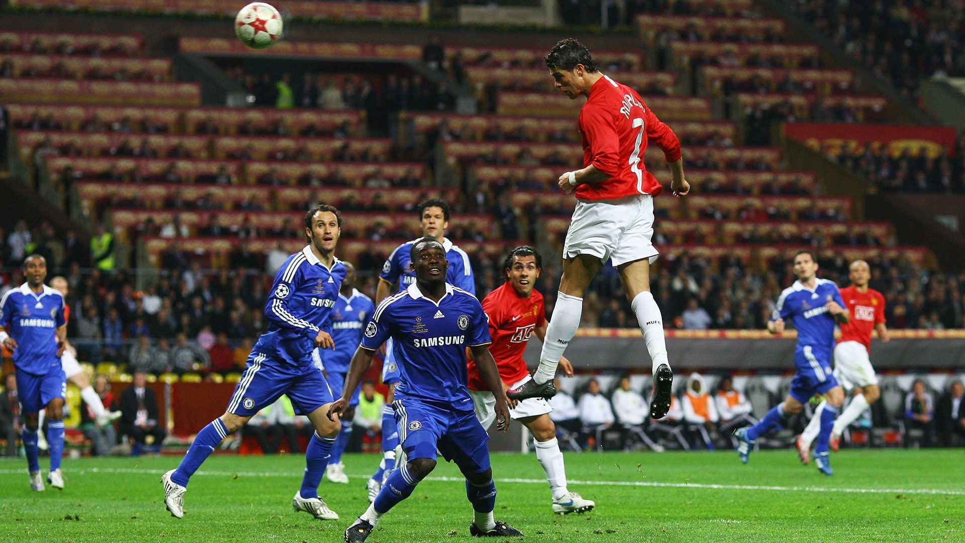 Cristiano Ronaldo Manchester United Chelsea Champions League final 2008