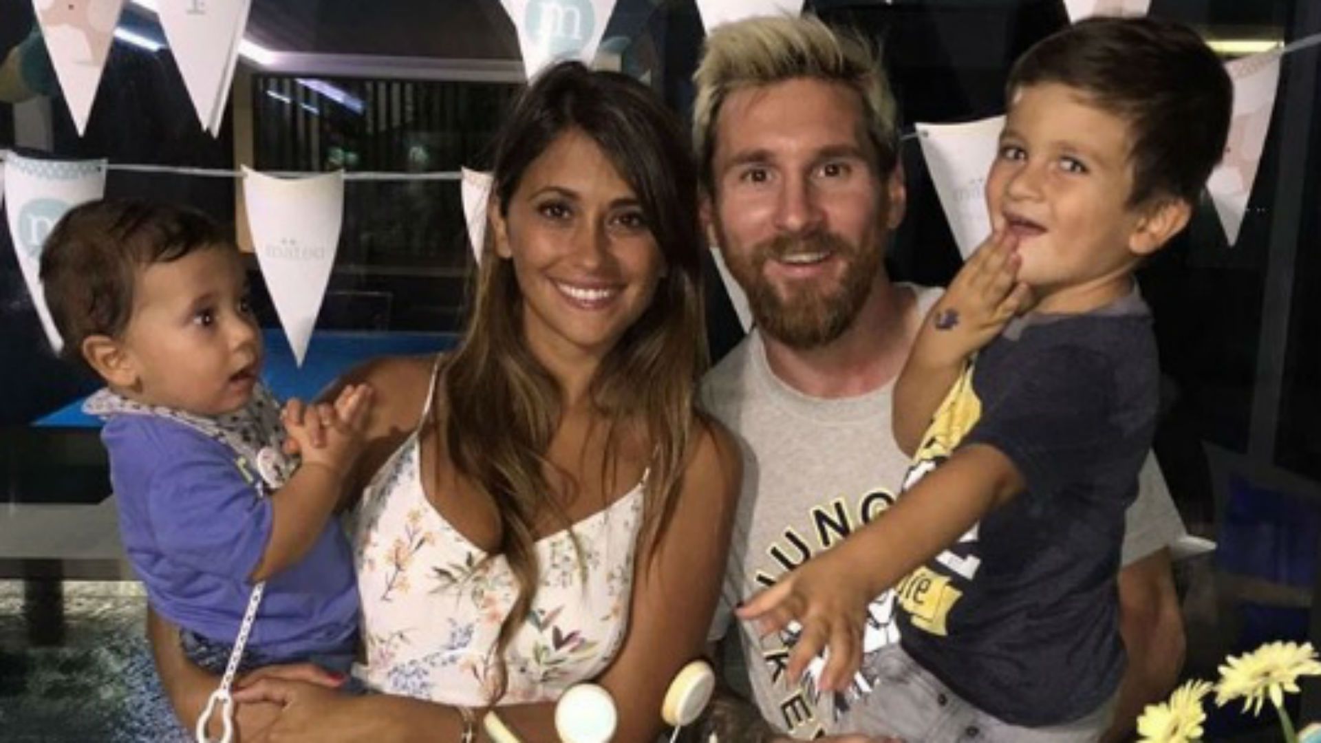 Lionel Messi - Antonella Roccuzzo - Familia Messi 11092016