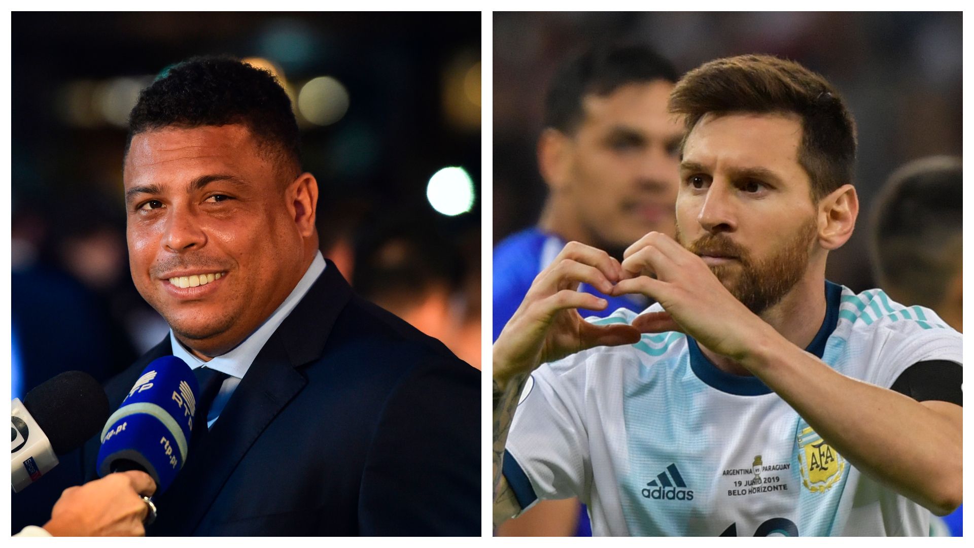 Lionel Messi Ronaldo Luis Nazario De Lima