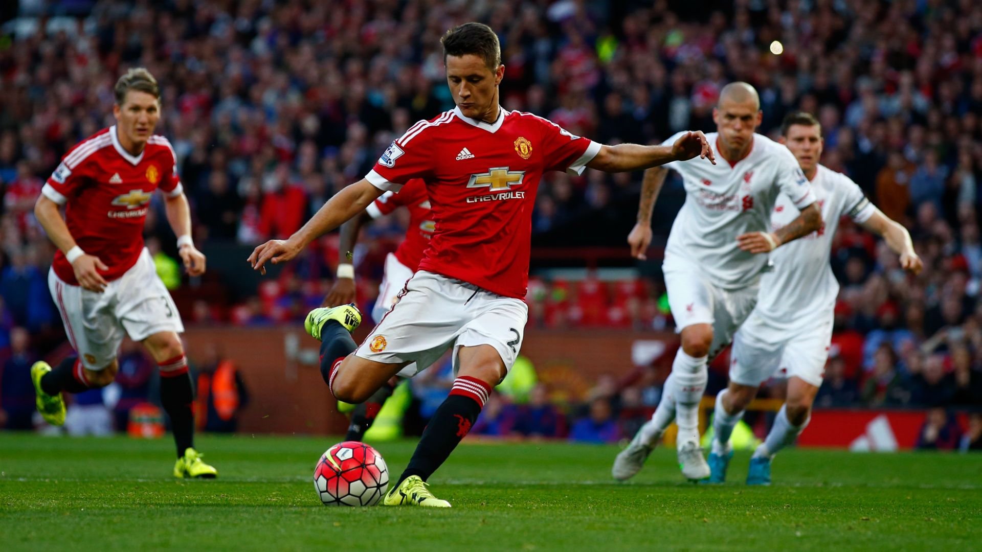 Ander Herrera Premier League Manchester United v Liverpool 120915