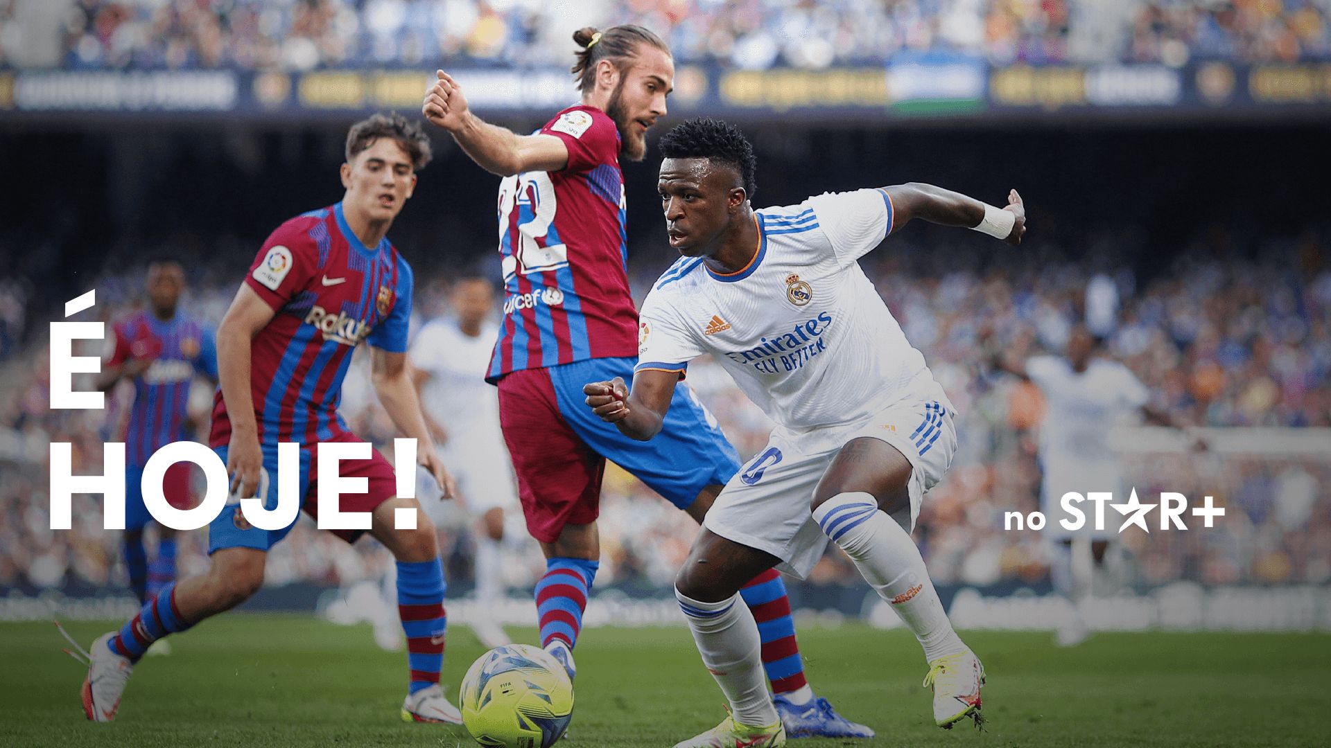 GFX dia Real Madrid x Barcelona Star+ 2022