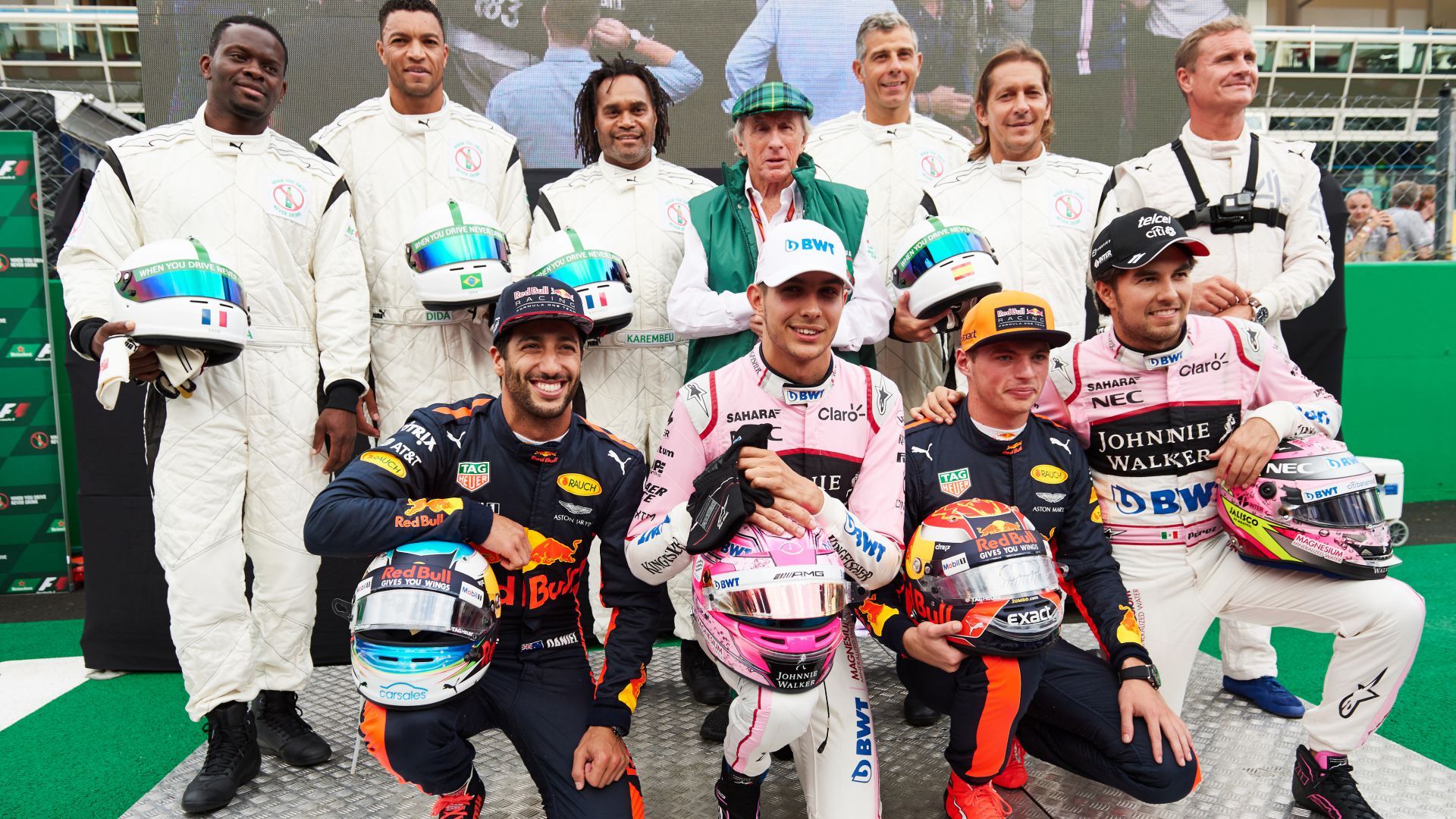 Formula 1 drivers Champions League legends