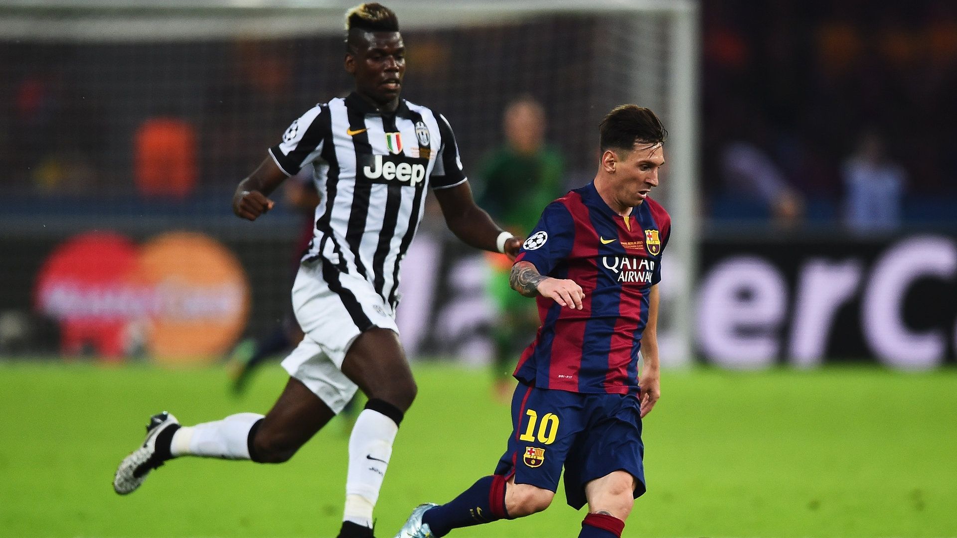 Paul Pogba Lionel Messi Juventus Barcelona