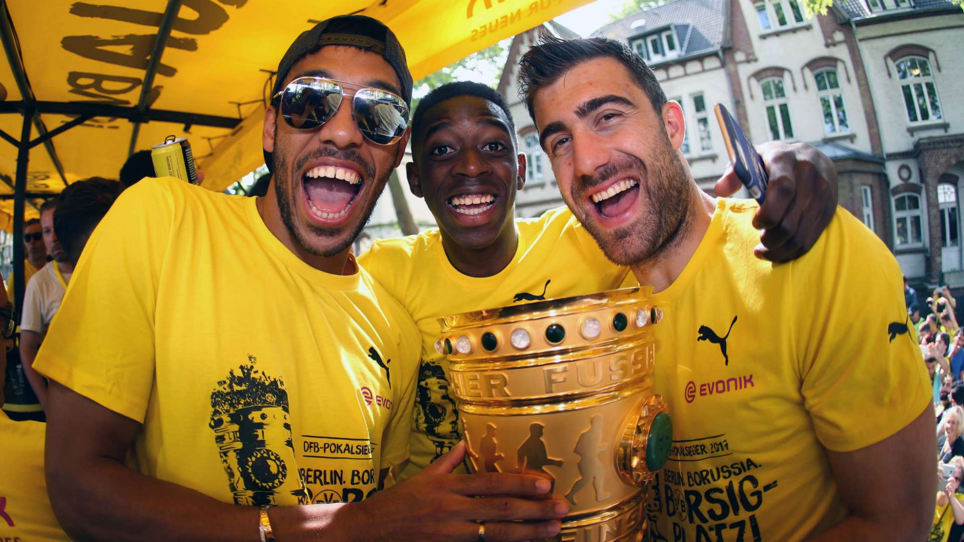 Sokratis Dembele Aubameyang Dortmund 28052017