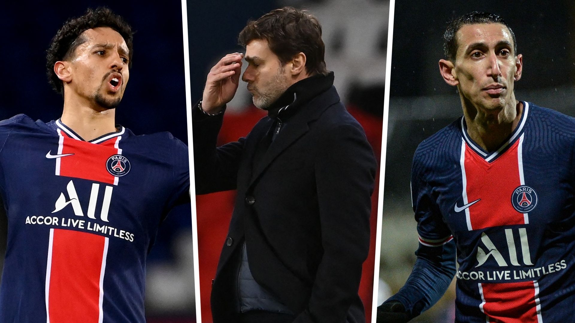 Marquinhos Pochettino Di Maria PSG GFX