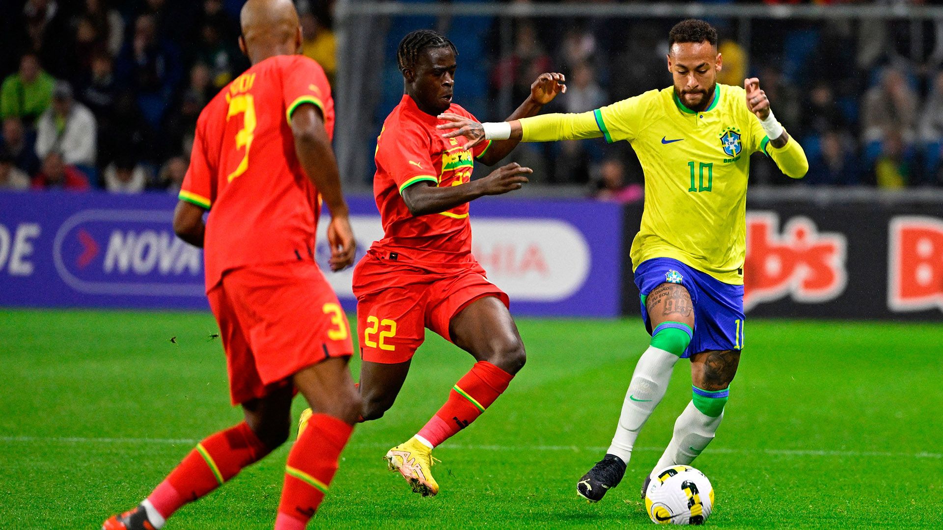 Neymar, Brasil x Gana