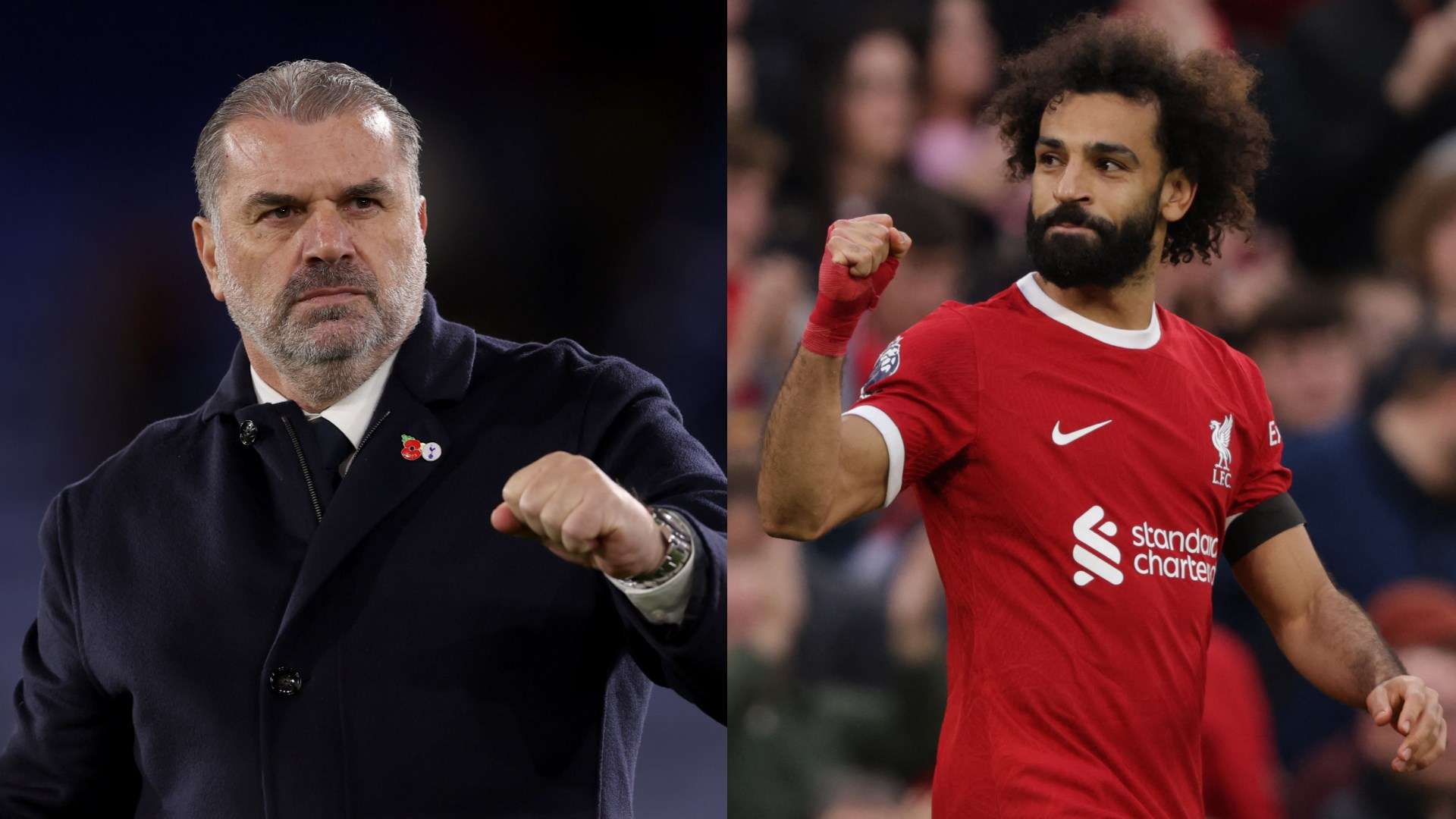 Ange Postecoglou Tottenham - Mohamed Salah Liverpool