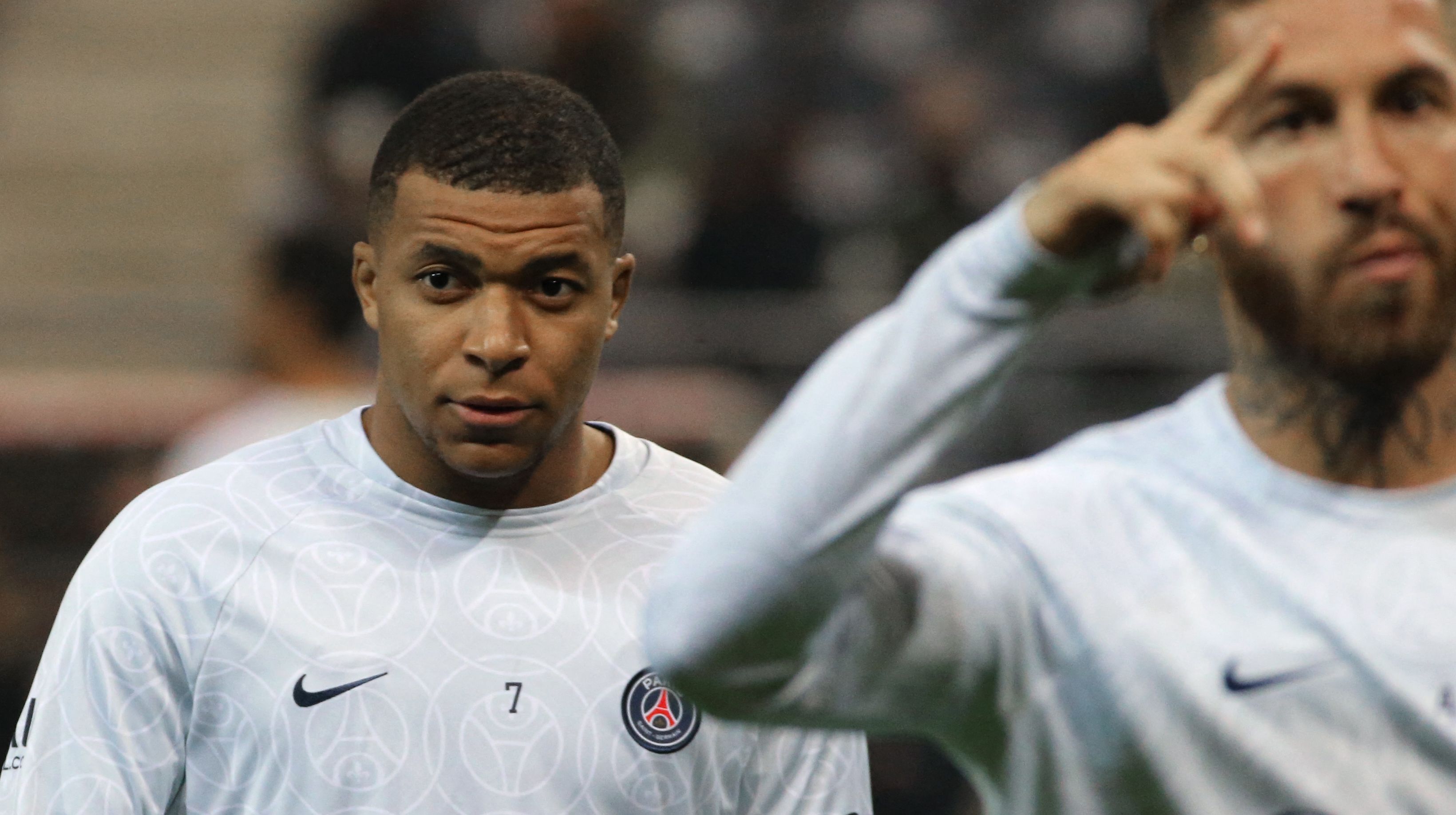 Kylian Mbappe Sergio Ramos PSG 2022-23