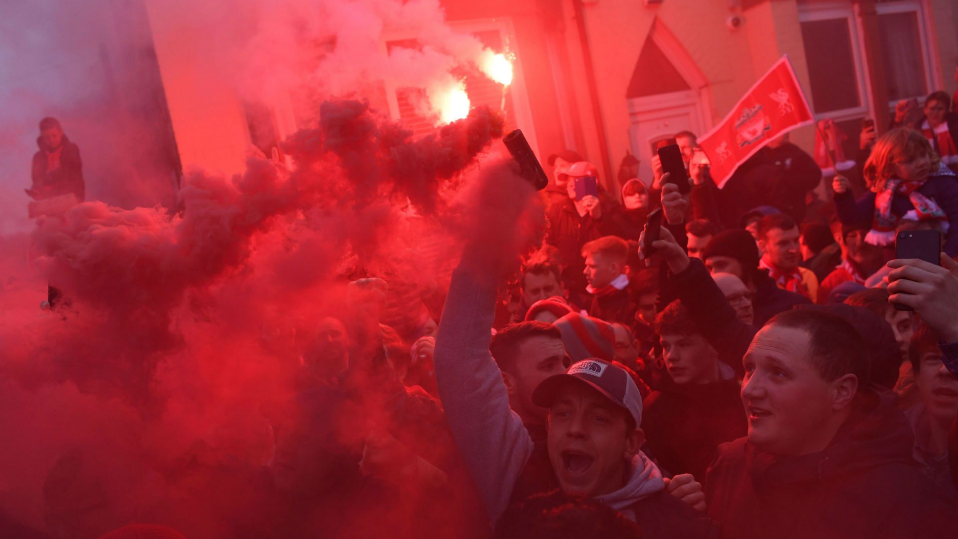 Liverpool fans Anfield