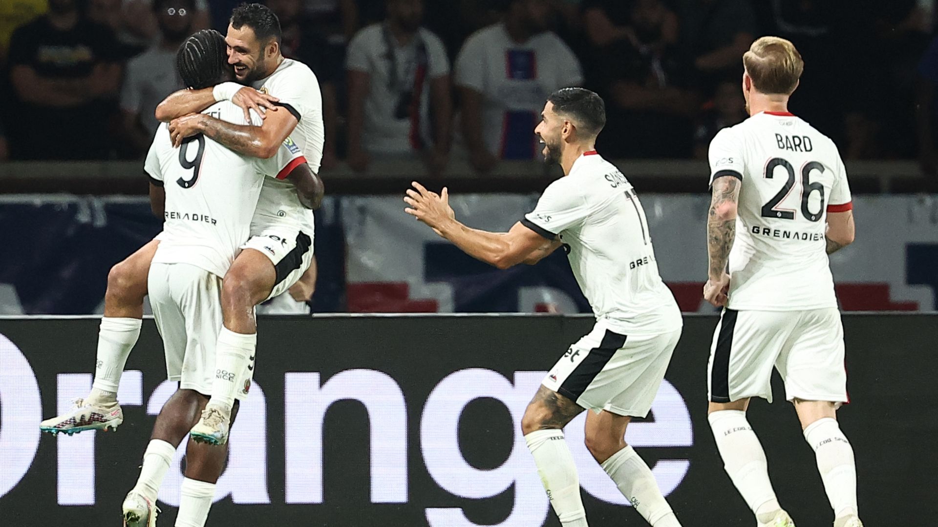 Gaetan Laborde Terem Moffi PSG Nice Ligue 1 15092023