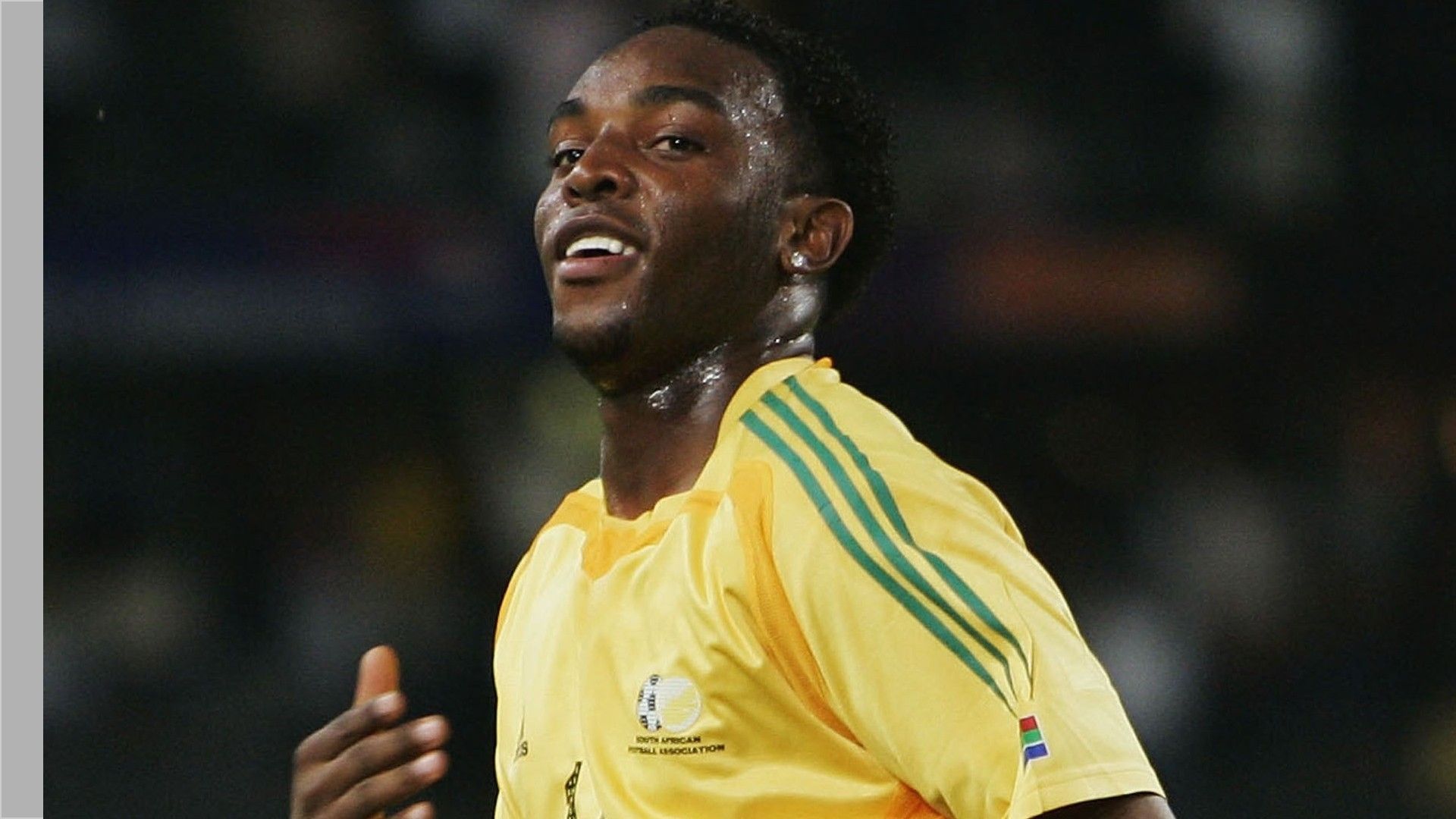 Benni McCarthy of Bafana Bafana.