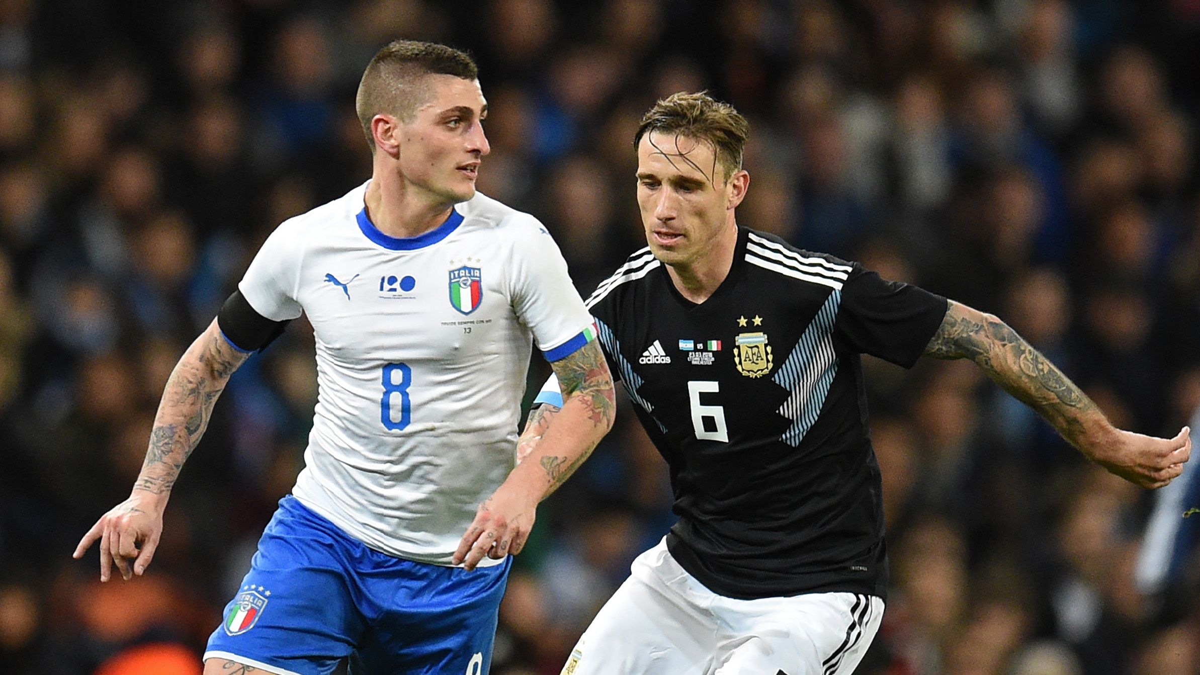 Marco Verratti Lucas Biglia Argentina Italy