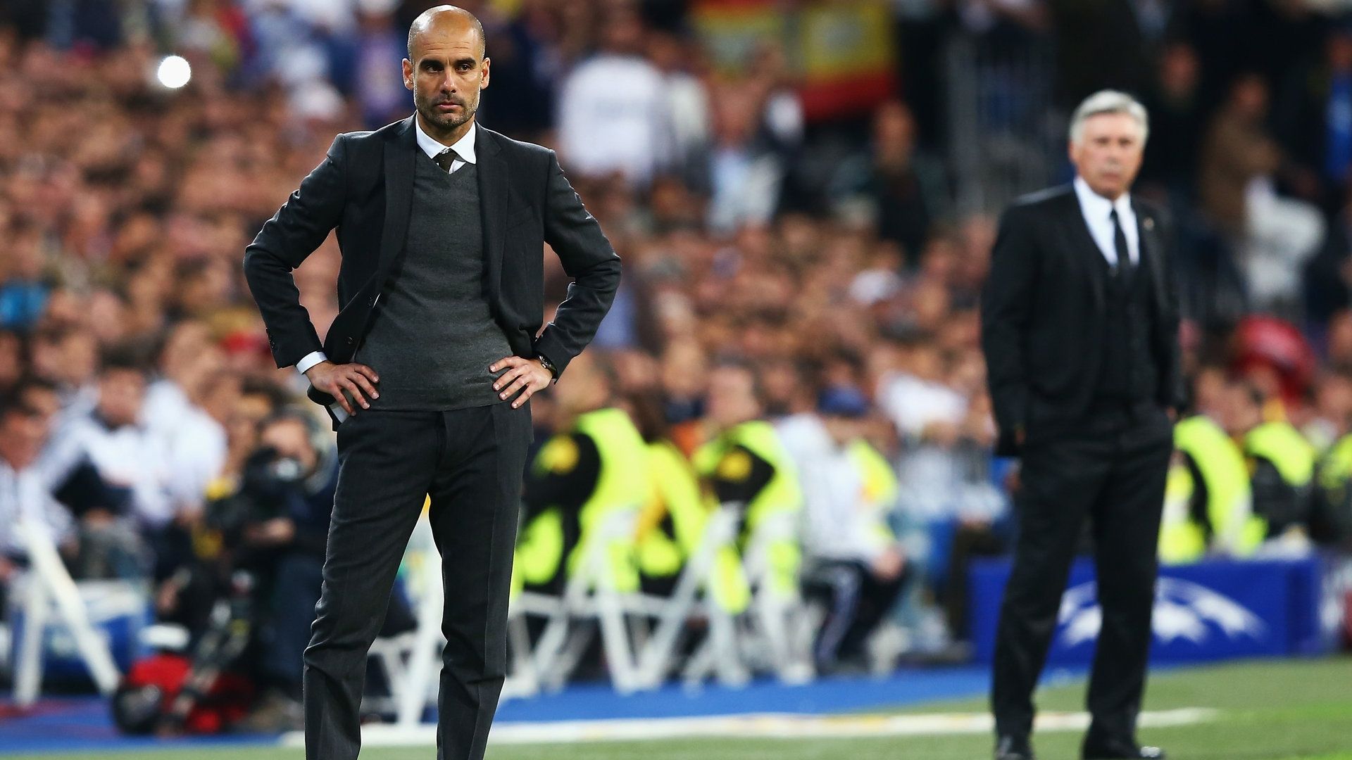 Pep Guardiola Carlo Ancelotti