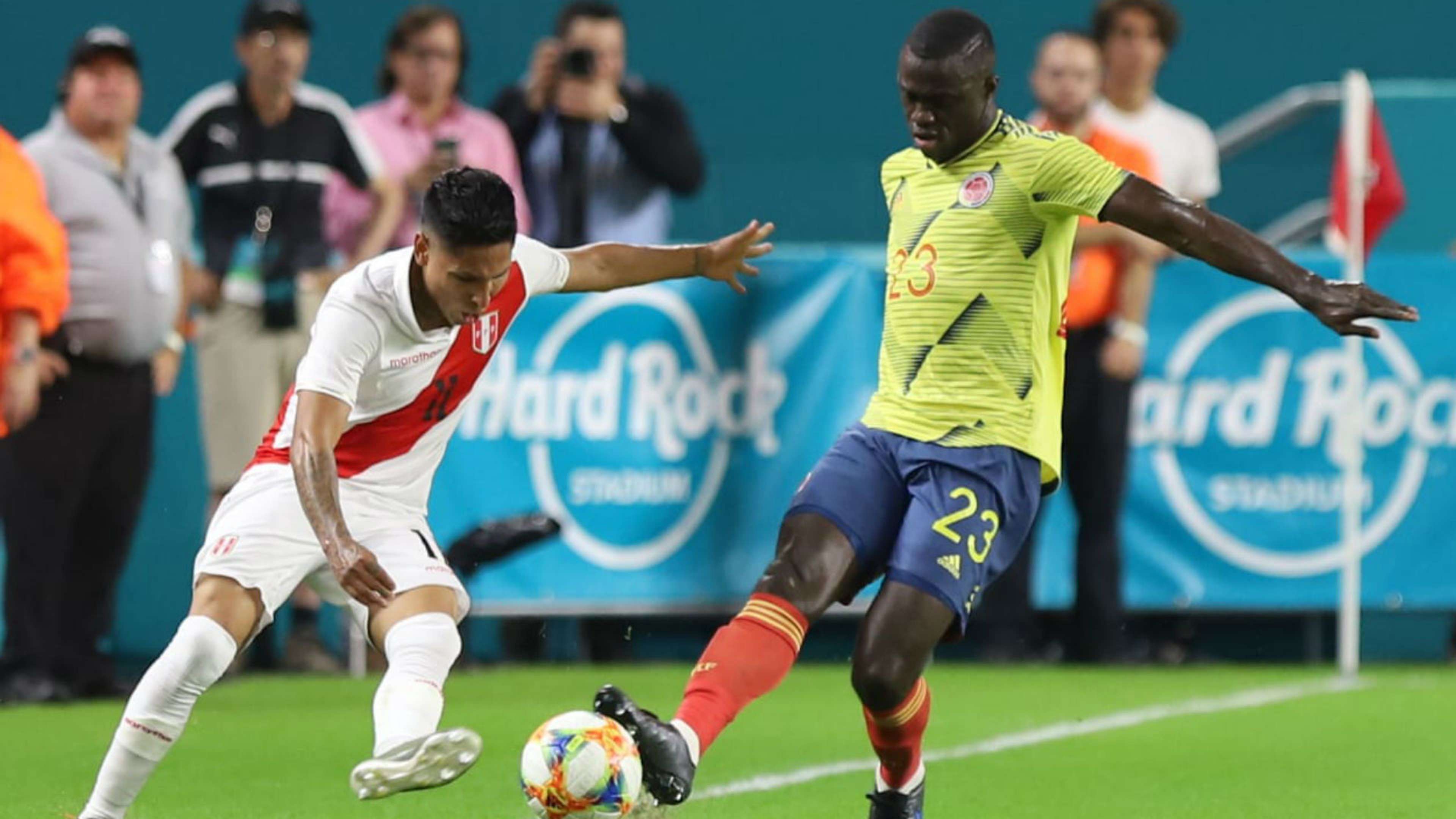 Davinson Sánchez Colombia - Perú amistoso 2019