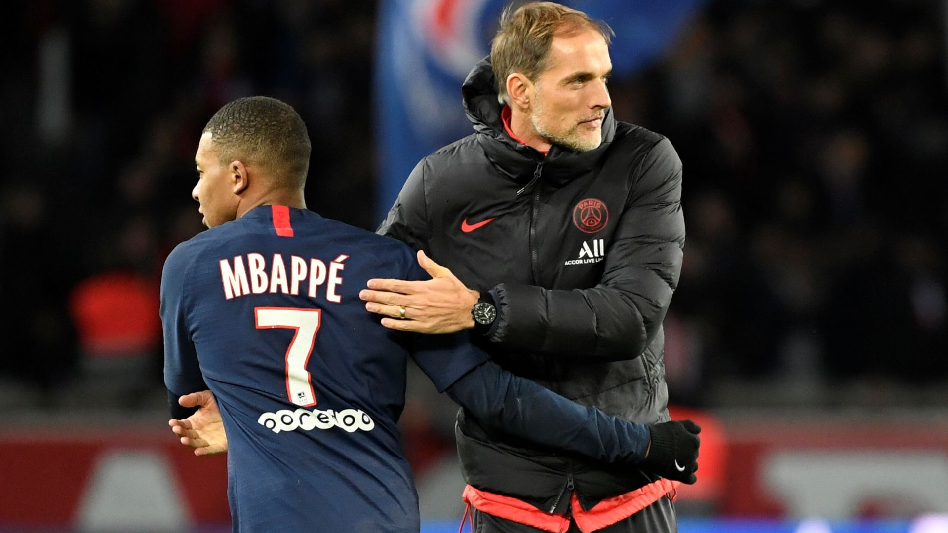 Kylian Mbappe Thomas Tuchel PSG 11222019