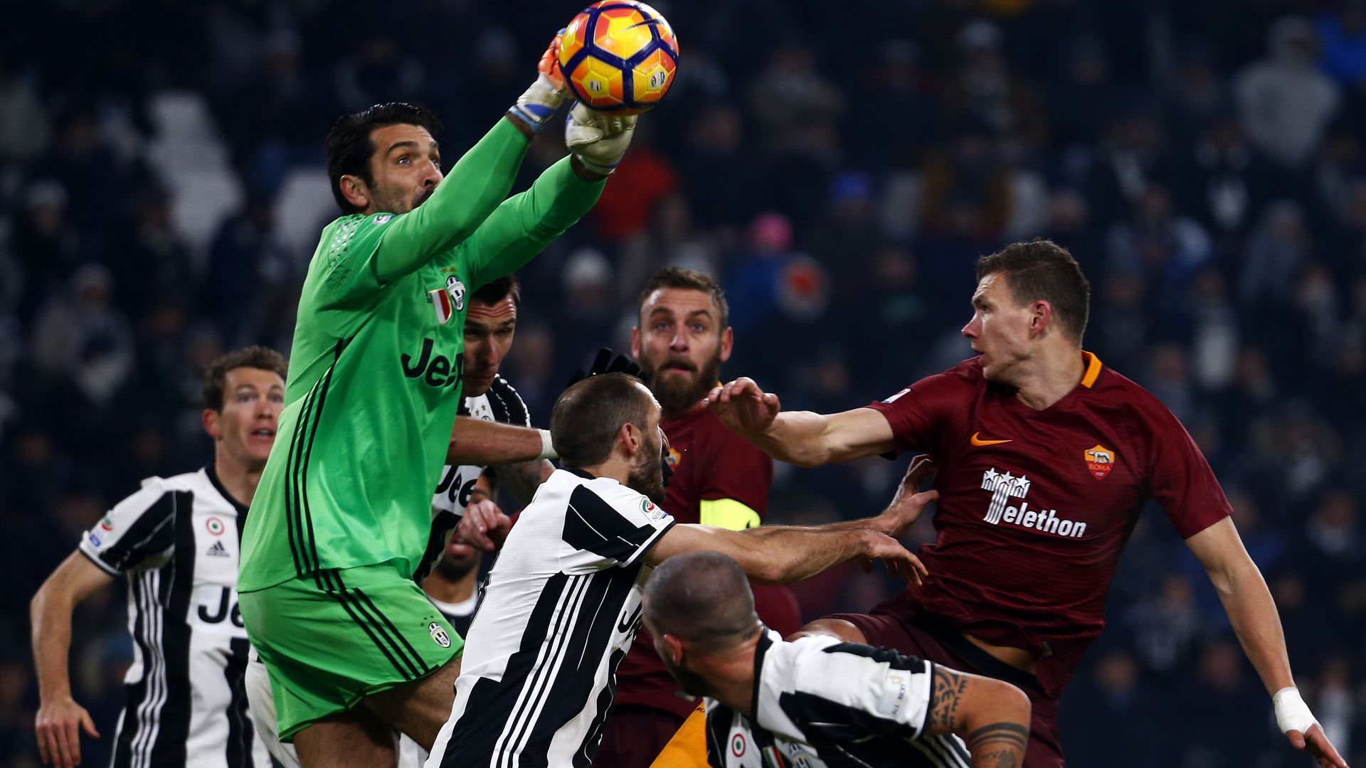 Gigi Buffon Juventus Roma Serie A
