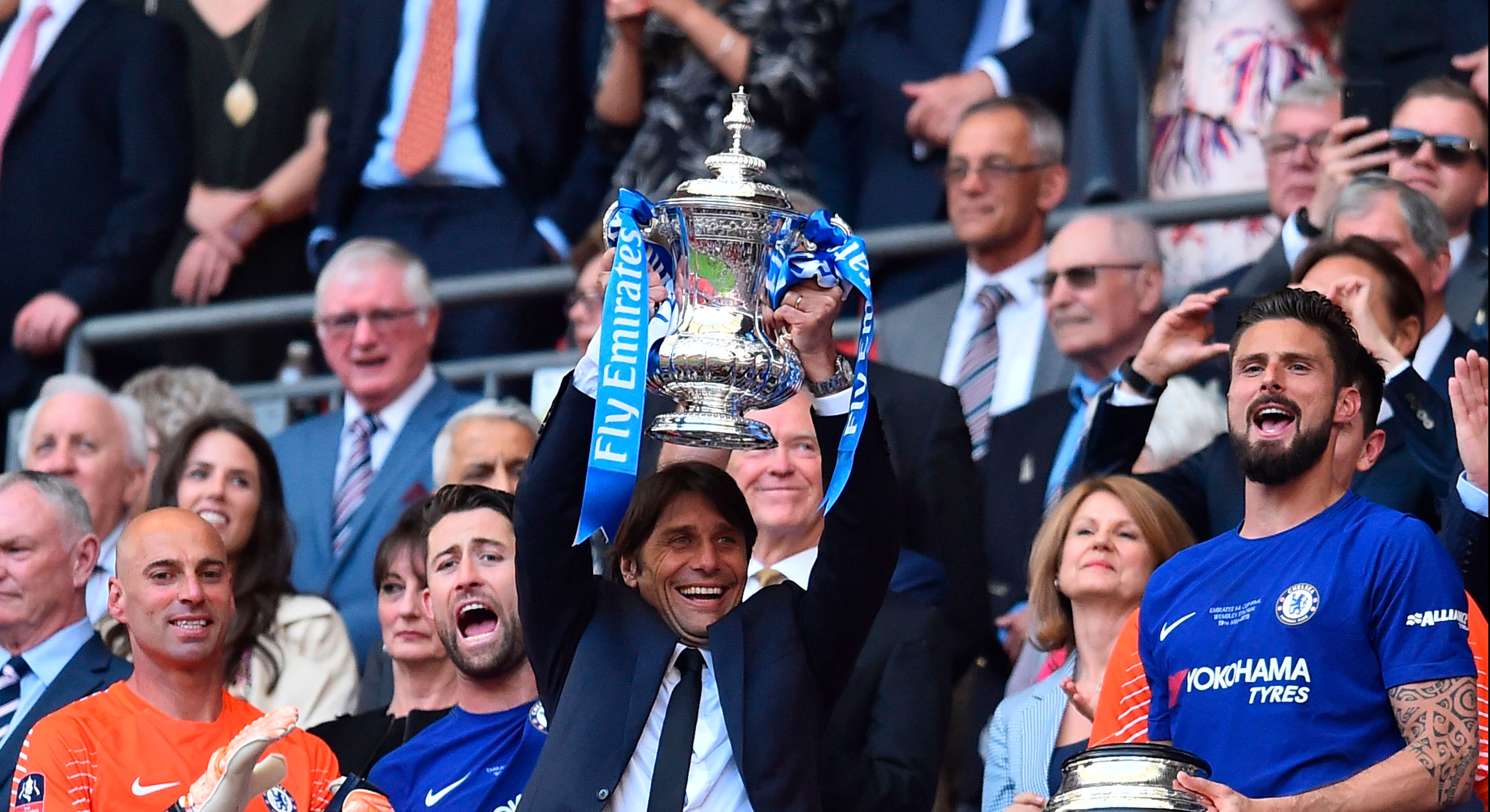 Antonio Conte Olivier Giroud Manchester United Chelsea FA Cup