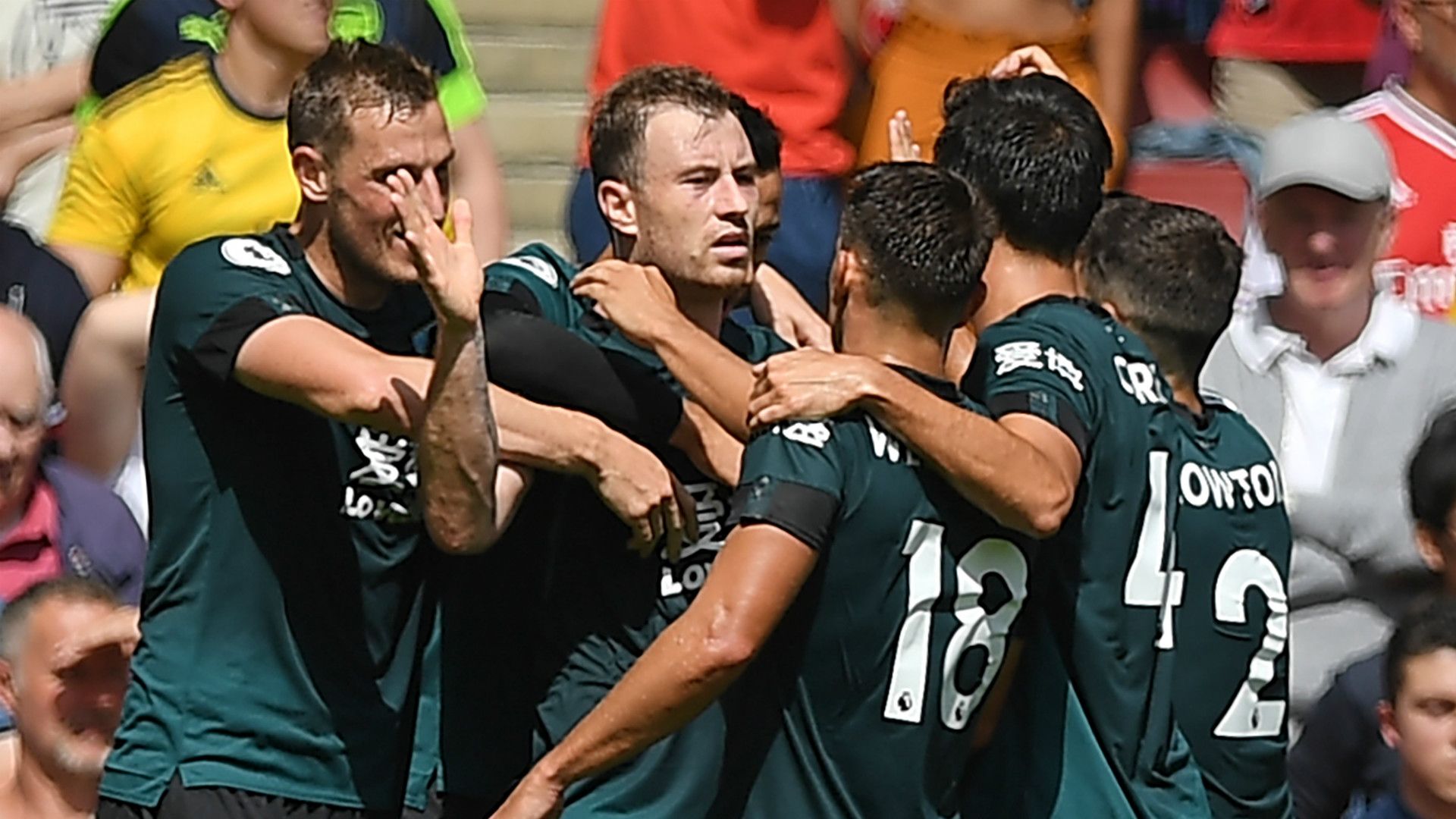 Burnley celebrate 2019-20