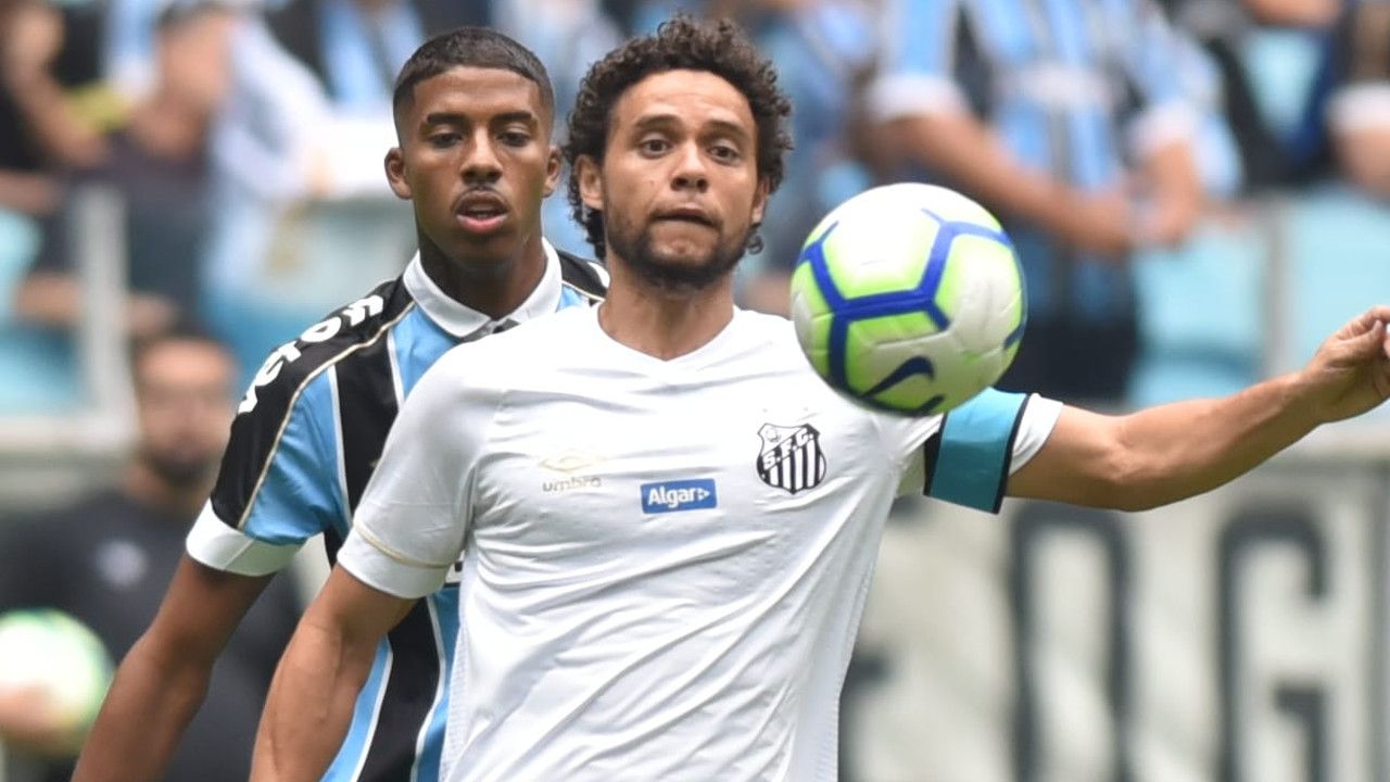 Victor Ferraz Jean Pyerre Grêmio Santos Brasileirão 28042019
