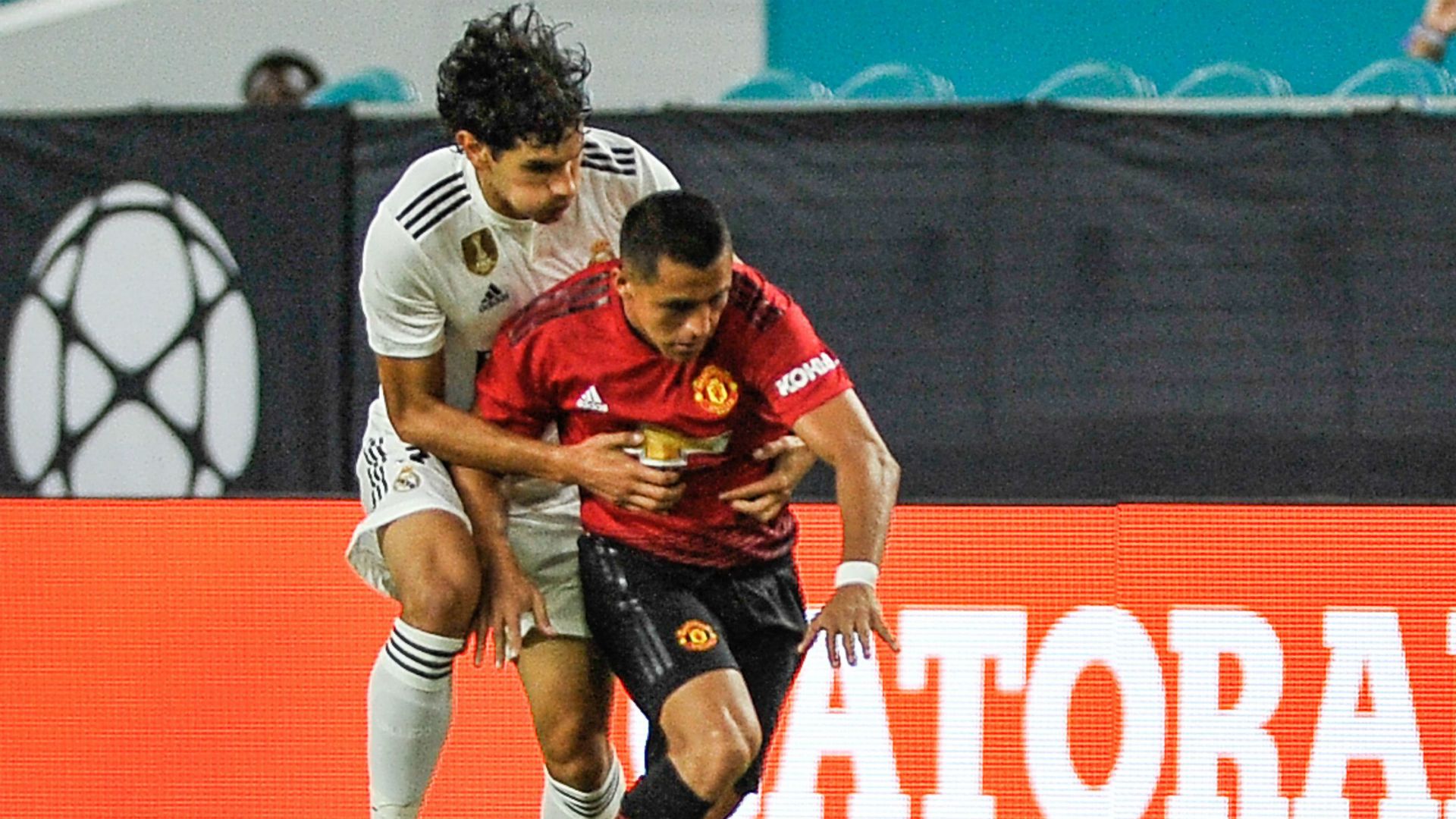 Alexis Sanchez Jesus Vallejo Manchester United Real Madrid ICC 2018