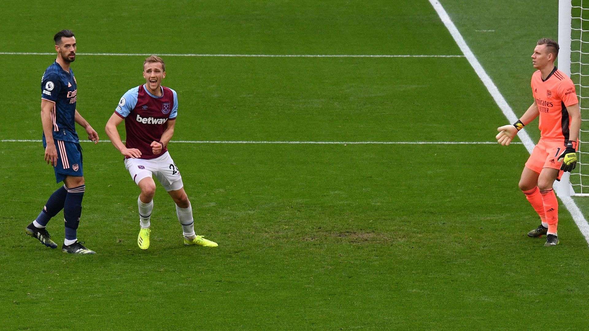 Tomas Soucek West Ham vs Arsenal 03.21.2021