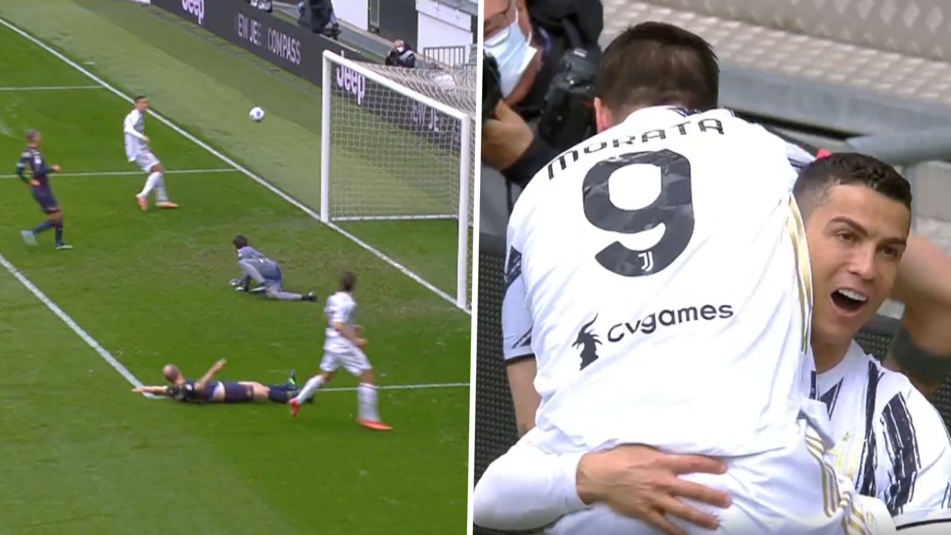 Juventus Ronaldo Morata GFX