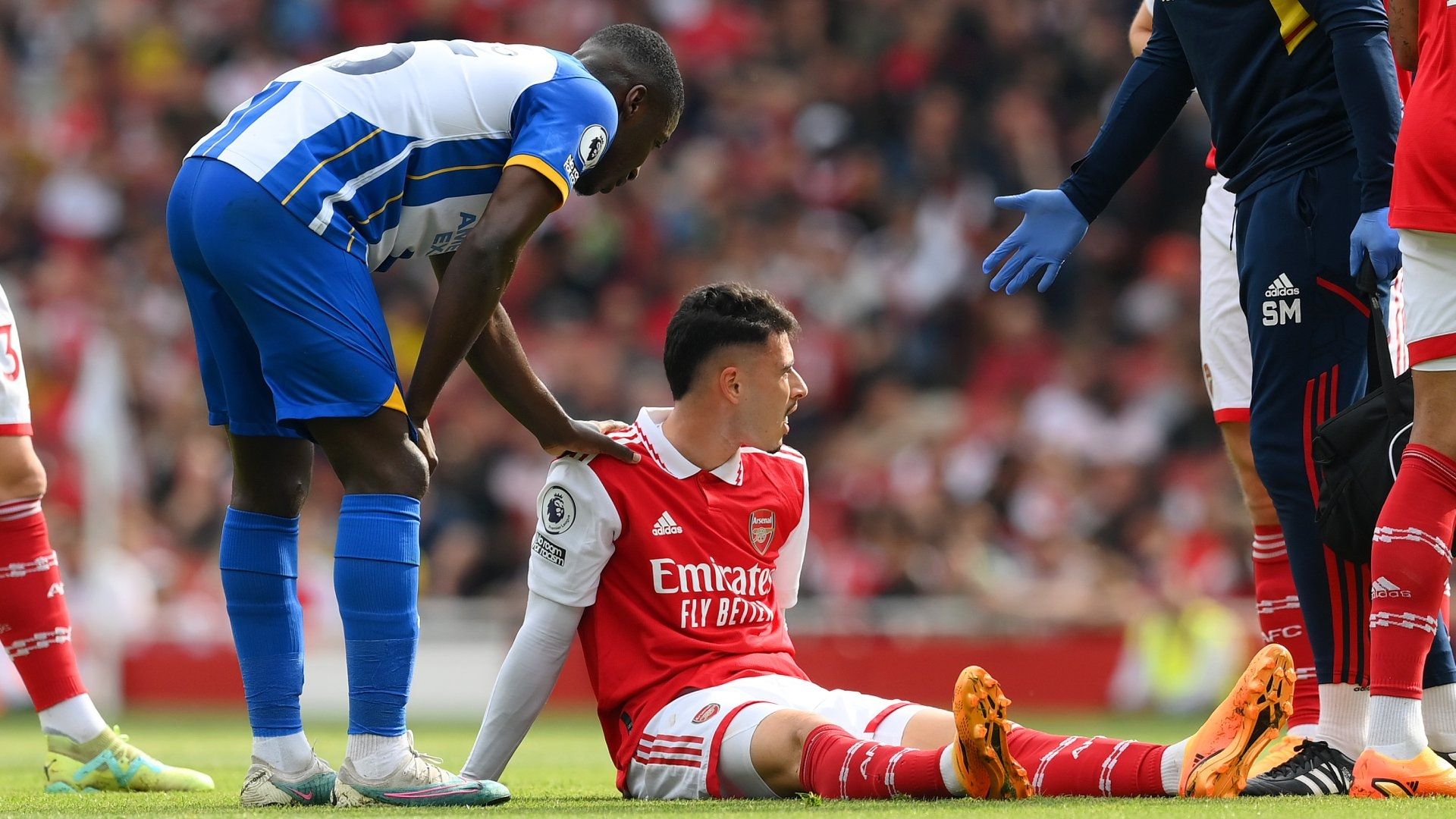 Gabriel Martinelli Arsenal Brighton 2022-23