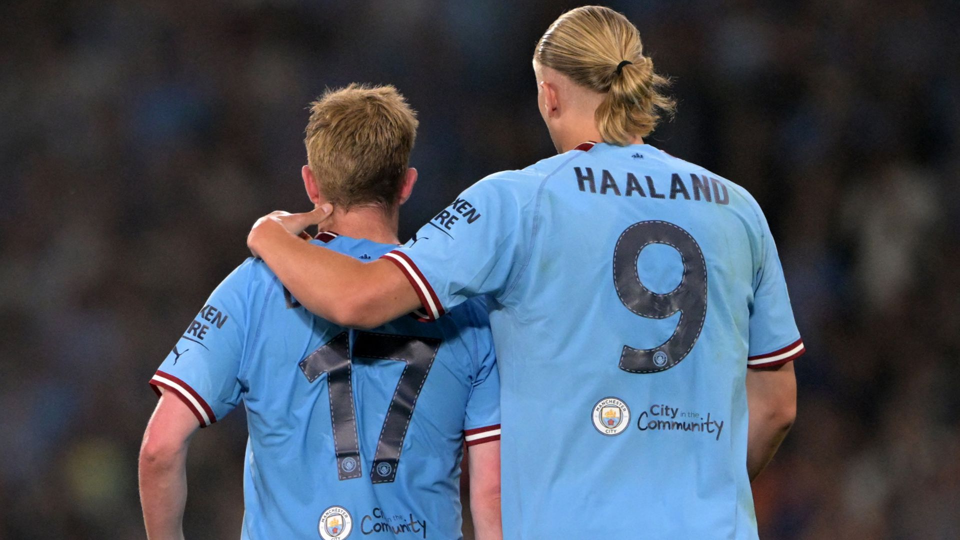 Kevin De Bruyne Erling Haaland Manchester City 2022-23